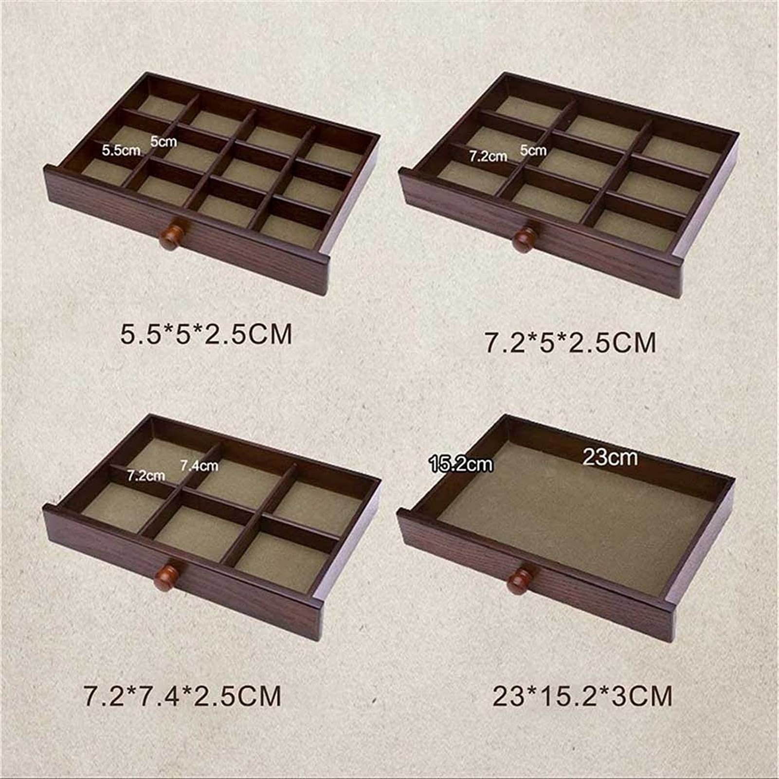 Wooden Jewelry Box with 4 Drawers & Large Mirror - Lockable Storage Organizer for Rings, Earrings, Necklaces, Bracelets - Perfect Gift for Women, Mothers & Girls - Ideal for Bedroom Vanity, Travel & Wedding Jewelry Organization