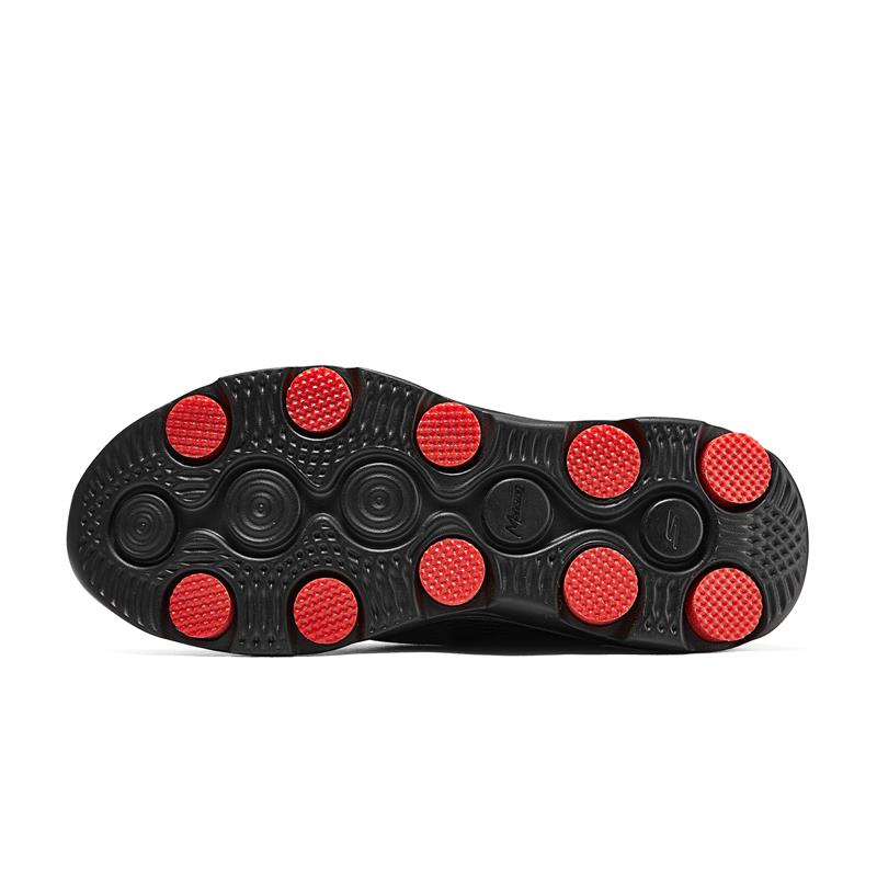 SLIP INS: GO RUN 7.0 Running Shoes - Black/Red (220645/BKRD) - Lightweight & Comfortable for Men & Women - Perfect for Jogging, Gym Workouts & Daily Wear