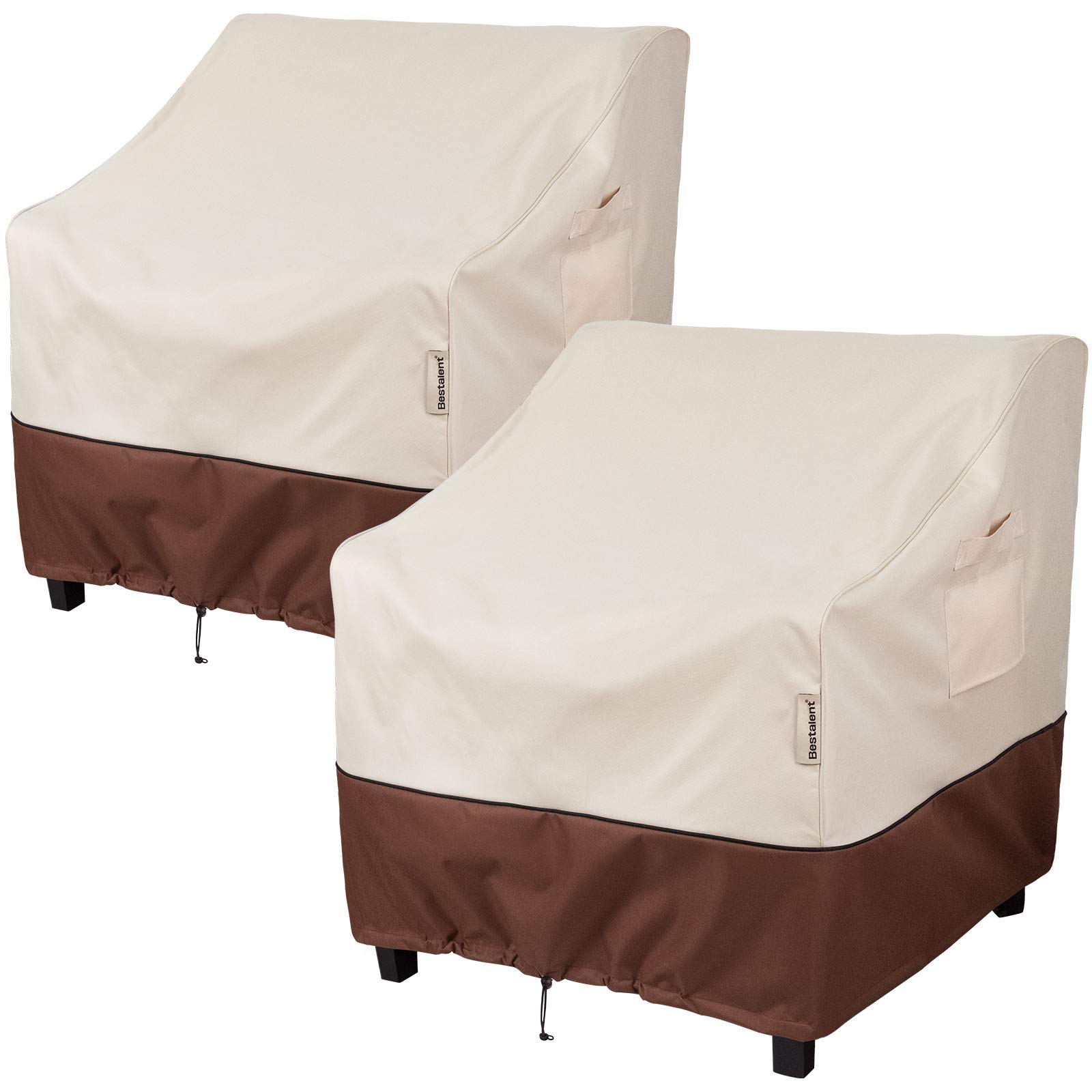 Waterproof Patio Chair Covers Outdoor Furniture Protectors (2-Pack) - Fits Chairs up to 32
