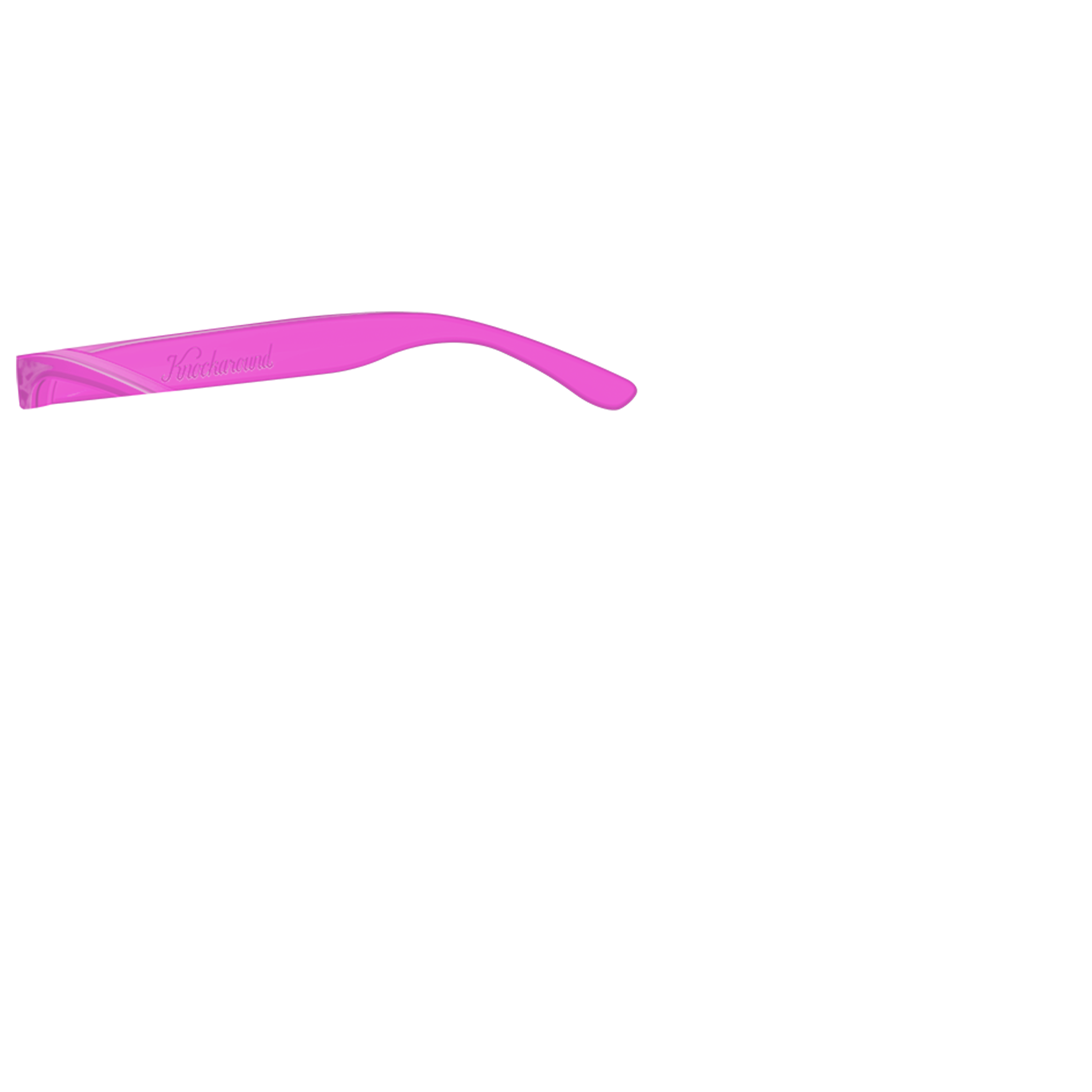 Knockaround Premiums Custom Sunglasses - Neon Pink Frame for Men & Women | UV Protection, Lightweight & Stylish for Outdoor Sports, Beach, Driving