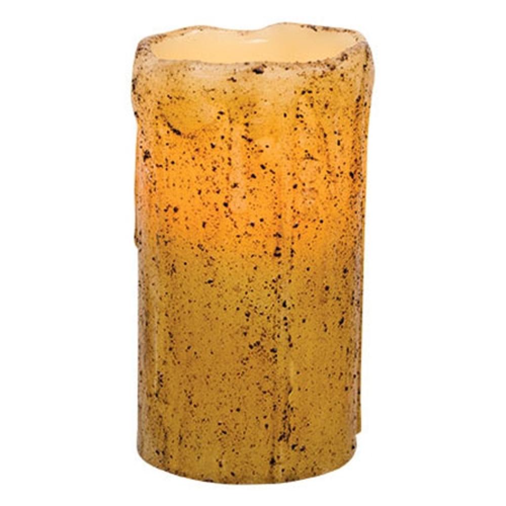 6 Pack Burnt Ivory Remote Control Pillar Candles - Perfect for Home Decor, Weddings, and Romantic Ambiance