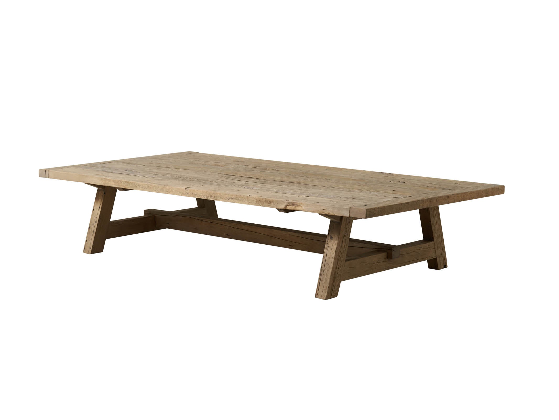 Modern Wooden Bridge Coffee Table - Mid-Century Style Living Room Center Table for Home Decor, Sofa & Lounge Furniture - Perfect for Small Spaces, Apartments & Cozy Living Rooms