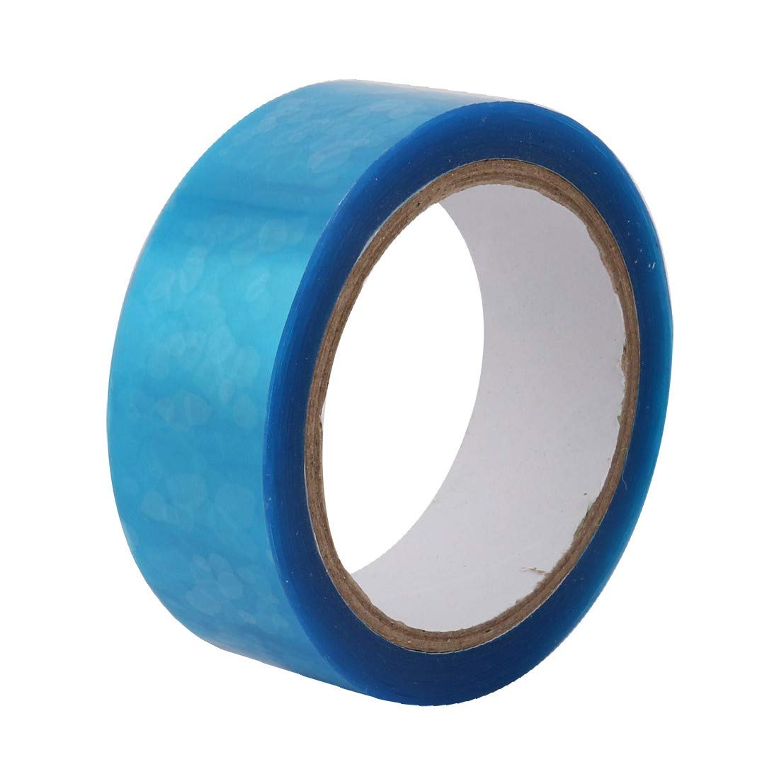 Premium Single-Sided PET Film Tape - Transparent Blue, 30mm x 50M, High Adhesion & Easy-Clear for Strong Bonding | Ideal for Packaging, Crafts, Office Use & DIY Projects