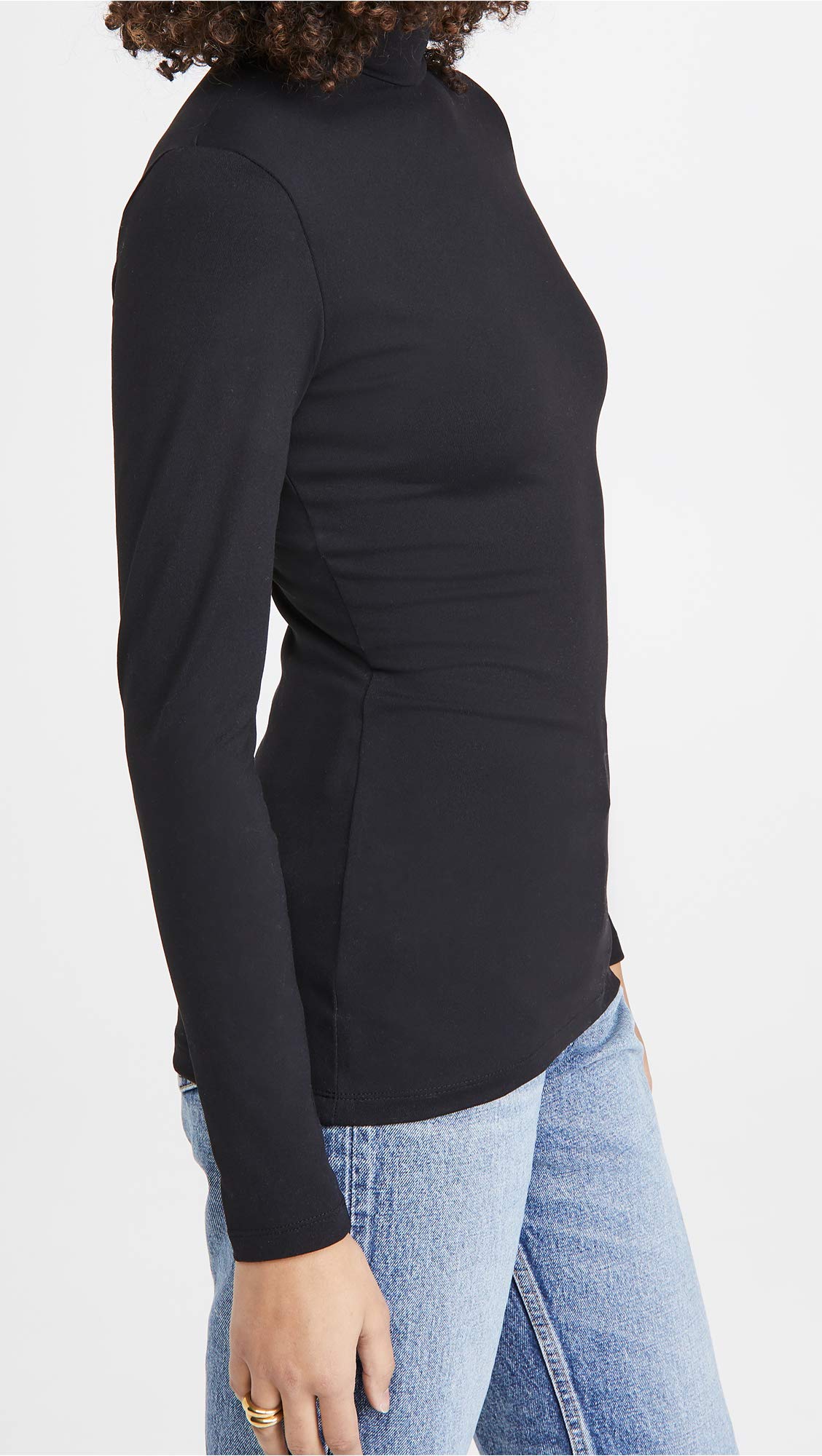 Susana Monaco Women's Turtleneck Long Sleeve Top - Soft Stretch Knit Sweater for Fall & Winter - Perfect for Office, Date Night & Layering