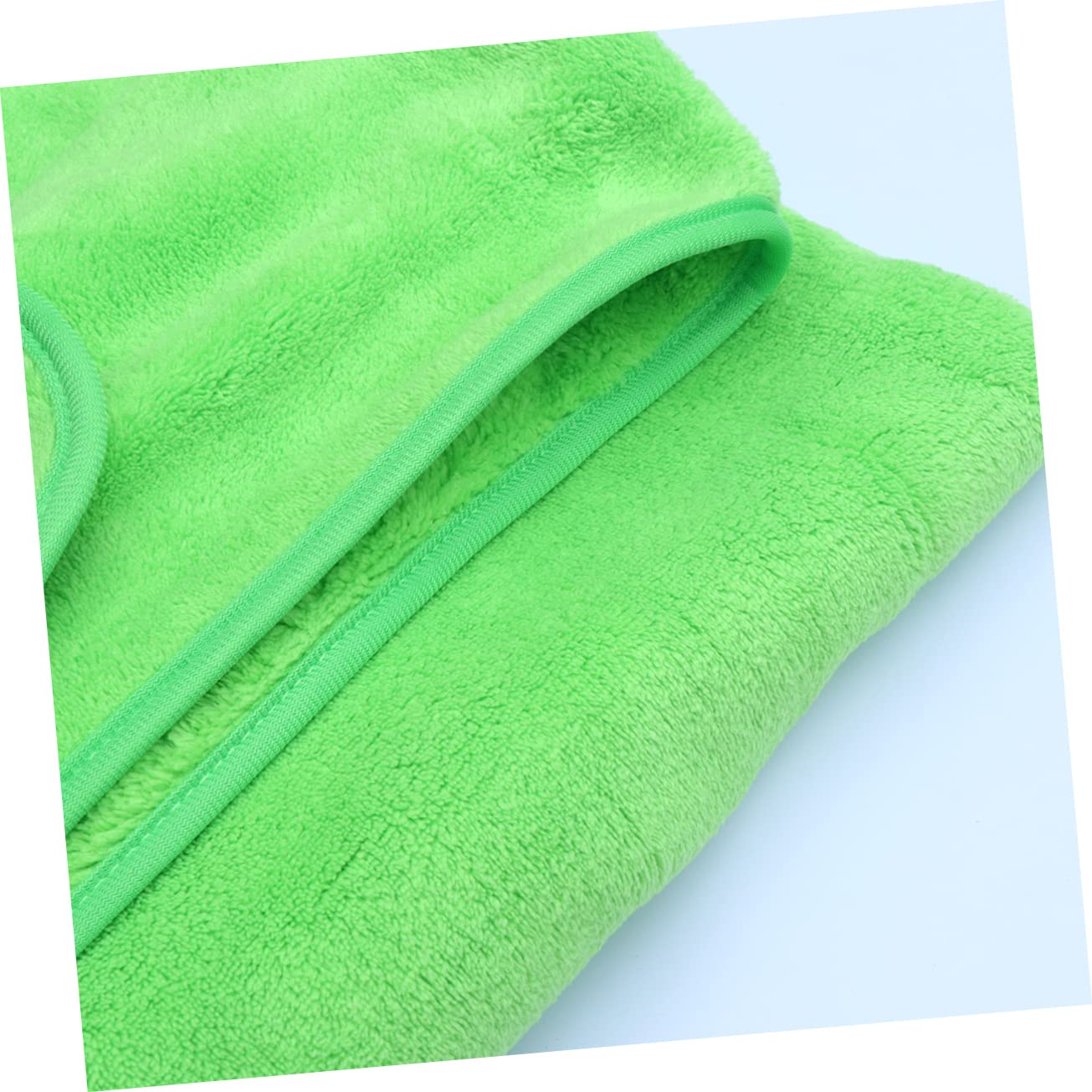 PACKOVE 3-Piece Kids Hooded Bath Towel Set - Soft Coral Fleece Frog Design for Boys & Girls, Absorbent Beach Towel with Cape for Swimming, Bath Time & Outdoor Activities (Green)