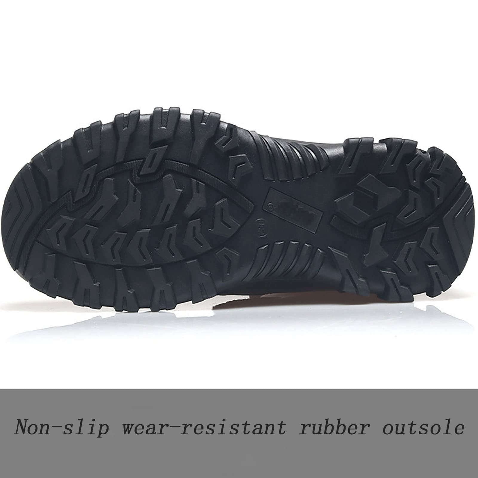Men's Ultralight Low Top Tactical Training Shoes - Waterproof Non-Slip Military Boots for Outdoor Hiking & Sports | Breathable Lace-Up Design | Spring/Summer Wear (Black, Size 7.5) | Perfect for Trail Running, Gym Workouts & Urban Exploration