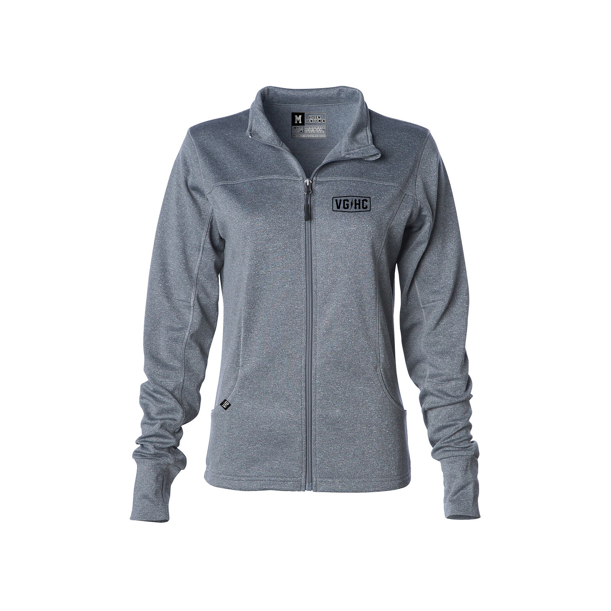 Stealth Women's Poly Tech Jacket - Lightweight Waterproof Windbreaker for Hiking, Running & Outdoor Activities