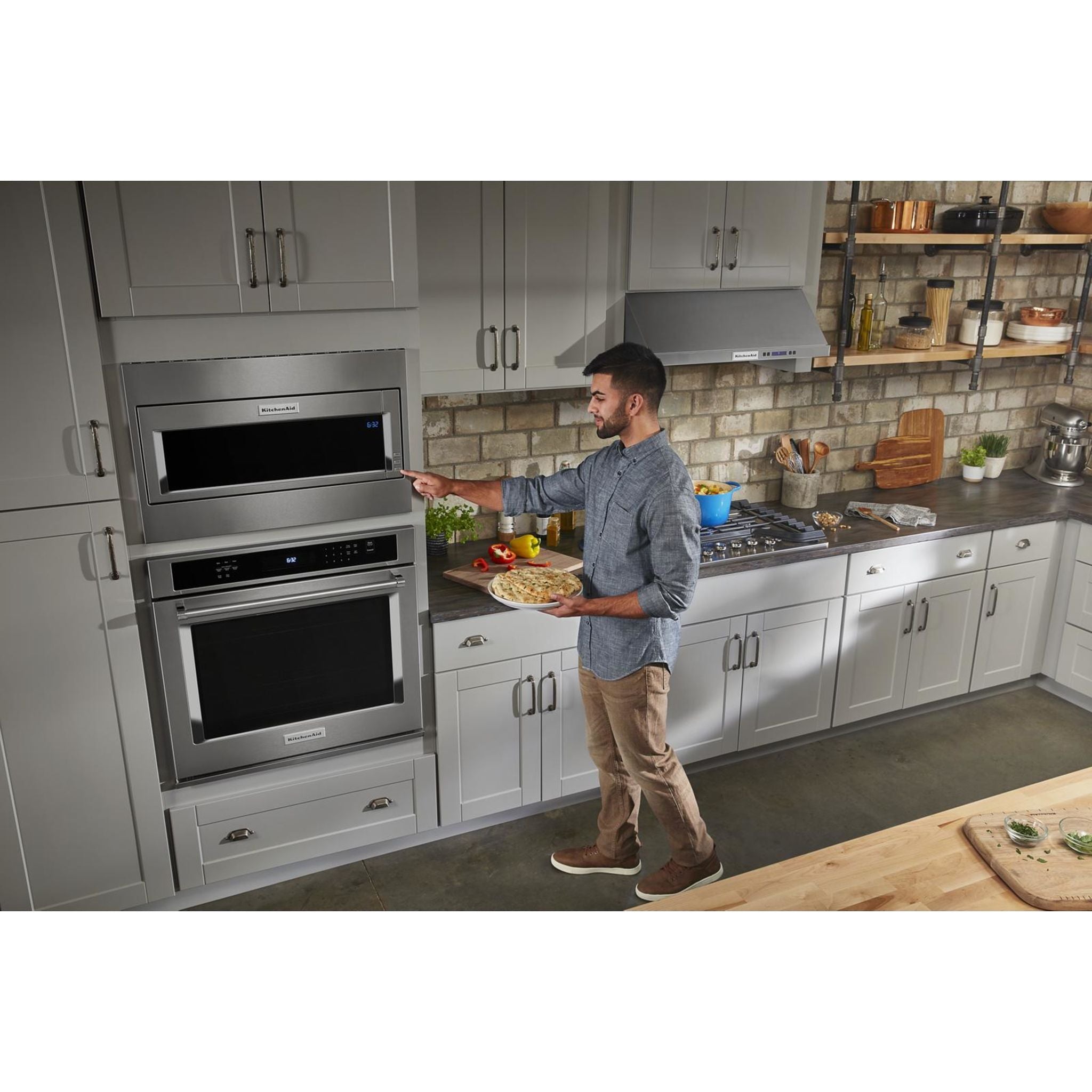 KitchenAid KCGS350ESS 30-Inch 5-Burner Gas Cooktop - Stainless Steel Professional Range for Home Kitchen Cooking, Grilling & Baking