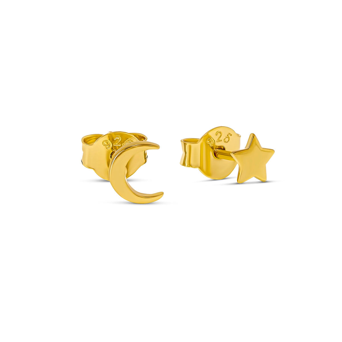 Galaxy Stud Earrings 14K Gold Plated - Elegant Starry Night Earrings for Women | Perfect for Parties, Weddings & Everyday Wear