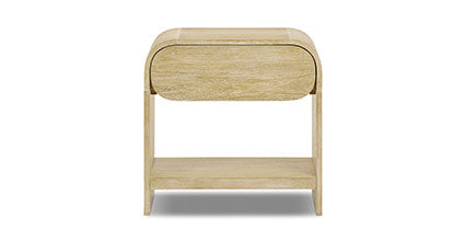 Modern Nightstand with USB Ports and Drawer - Bedside Table for Bedroom, Living Room, or Office - Perfect for Charging Devices and Storage