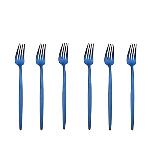 Blue Dessert Fork