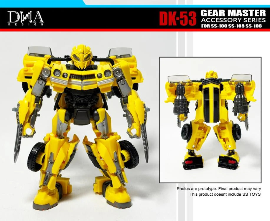 DNA Design DK 53 Upgrade Kit for Transformers Studio Series SS 108, SS 100, SS 105 – Enhance Your Collectible Figures for Display & Customization