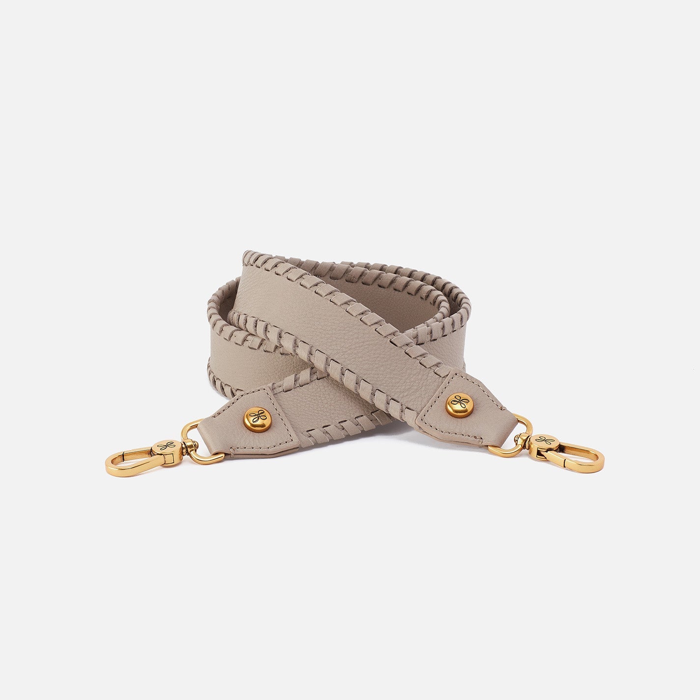Premium Pebbled Leather Guitar Strap - Adjustable Whipstitch Design in Taupe for Acoustic & Electric Guitars - Perfect for Performances & Studio Sessions