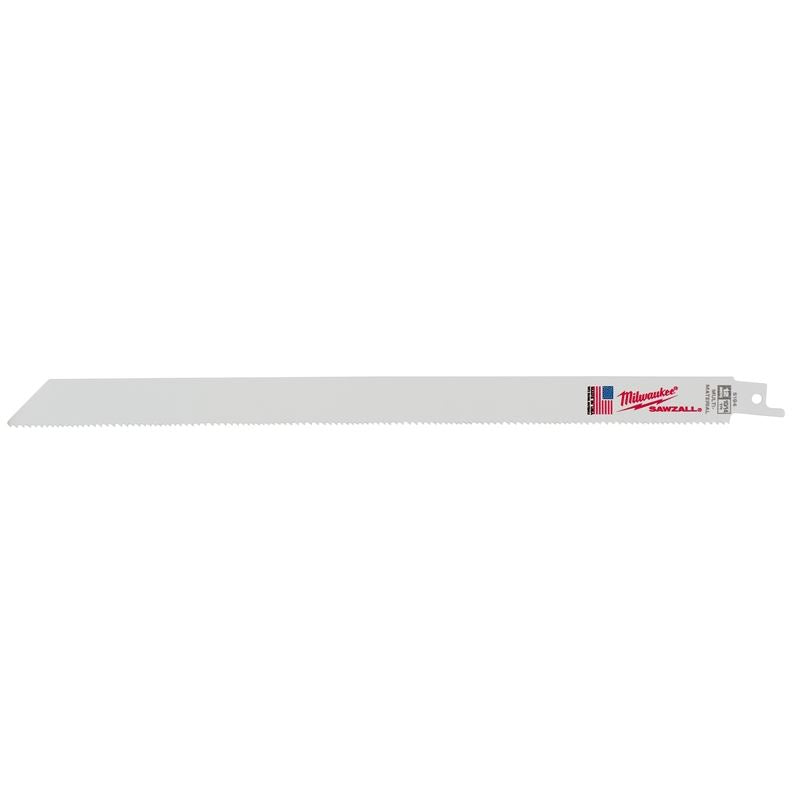 10/14 TPI SAWZALL Blades (5 Pack) - 12 Inch Heavy Duty Reciprocating Saw Blades for Wood & Metal Cutting - Perfect for Demolition, Renovation & Construction Projects