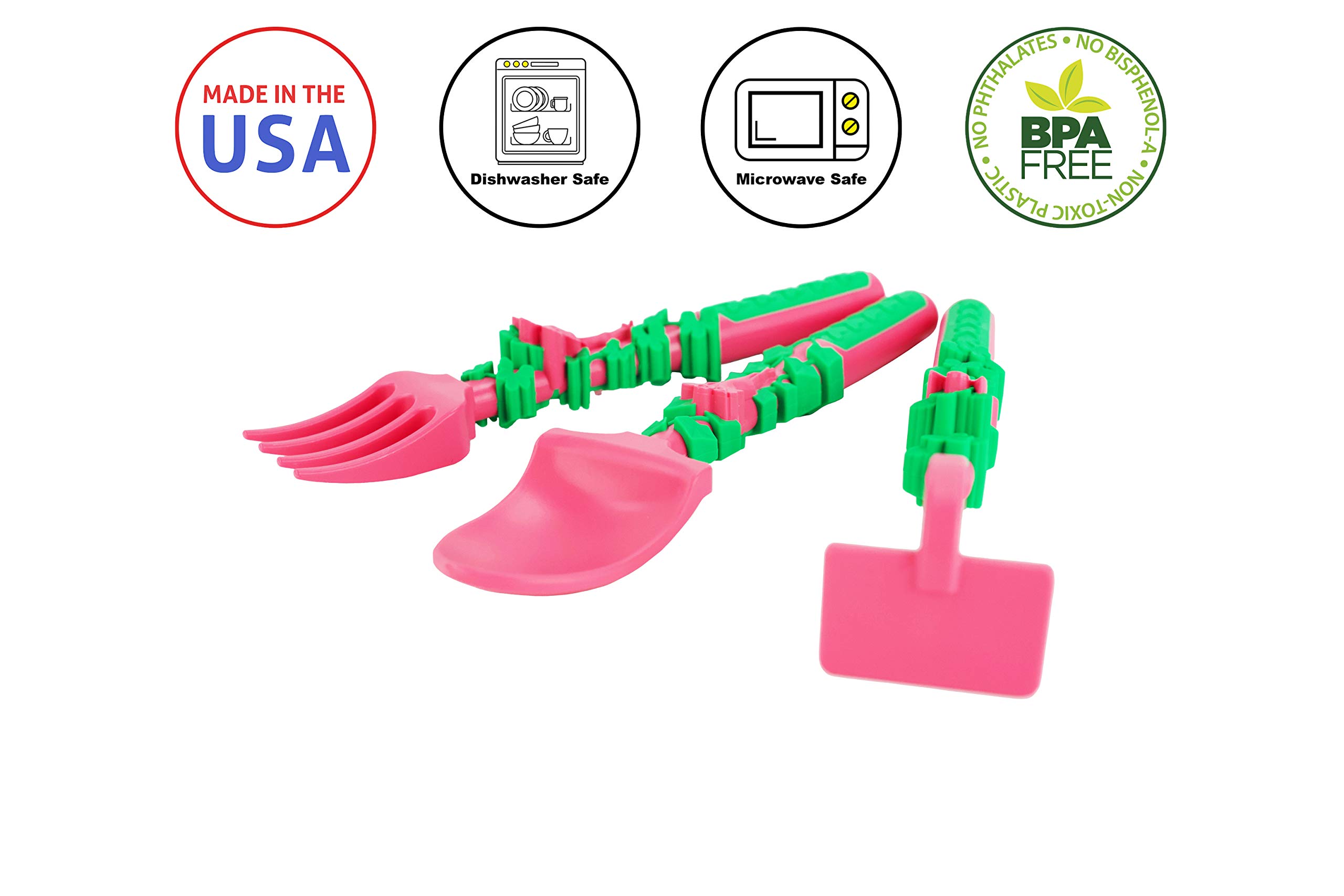 Enchanted Garden Fairy Utensil Set with Matching Placemat - Whimsical Tableware for Outdoor Tea Parties, Fairy Garden Decor, and Magical Dining Experiences