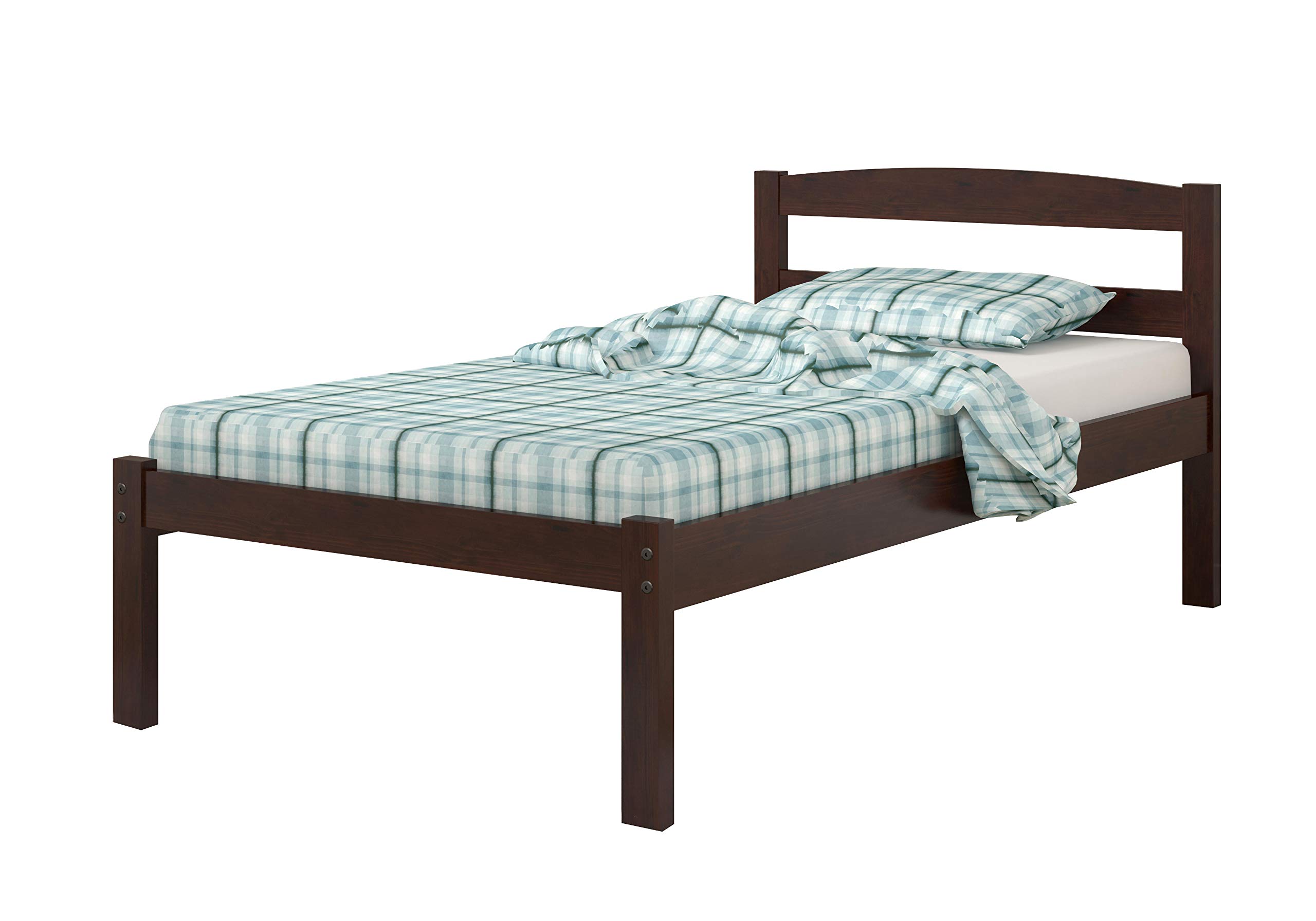Donco Kids Econo Twin Size Bed Frame - Durable & Affordable Children's Bed for Bedroom, Guest Room, or Sleepovers