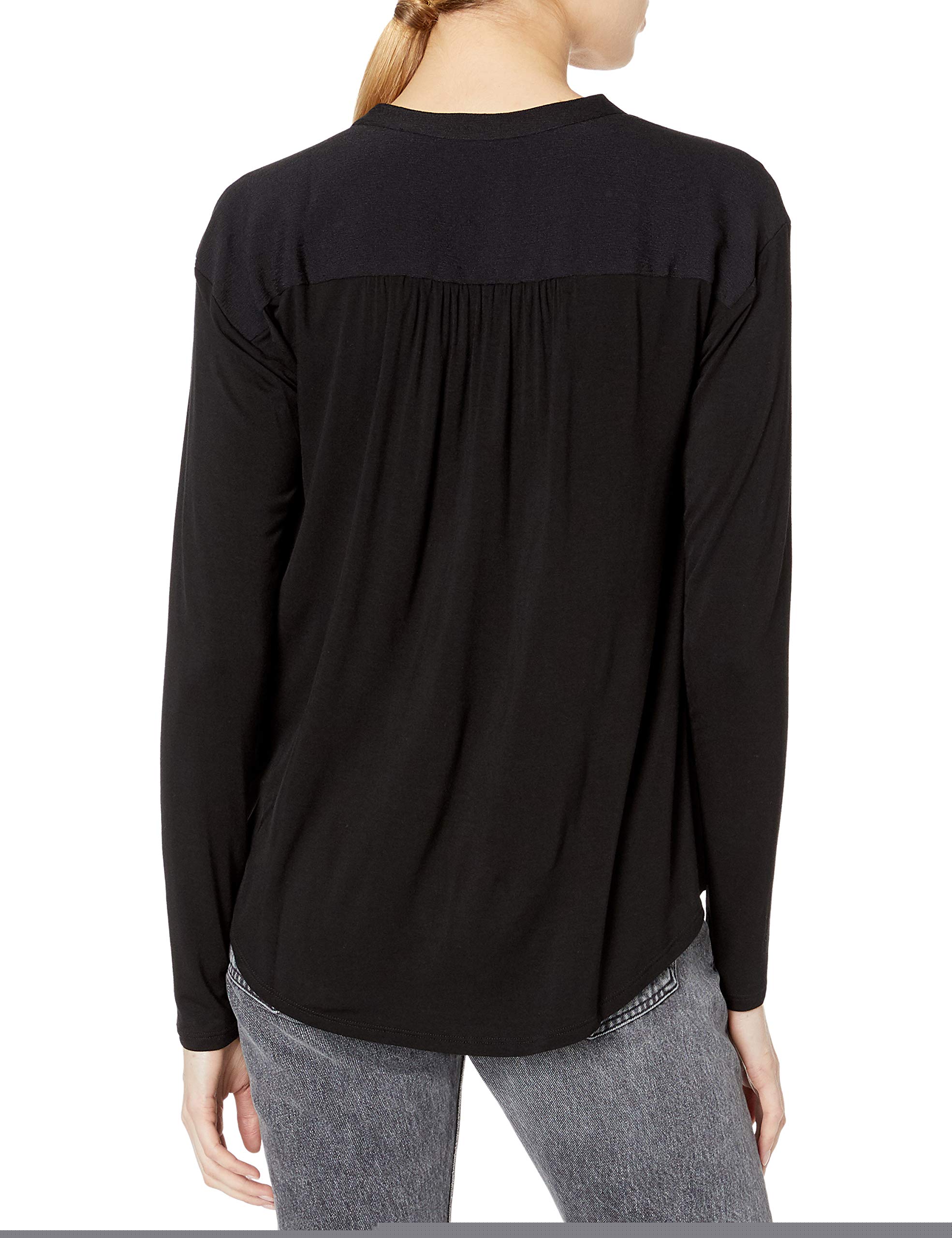 Splendid Women's Henley Shirt - Soft Cotton Long Sleeve Button Down Top for Casual Wear, Work & Everyday Outfits