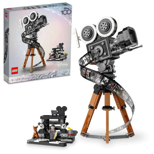 LEGO® Disney™ Walt Disney Tribute Camera Building Set - Collectible Disney Memorabilia for Adults & Fans - Perfect for Disney Theme Park Displays & Home Decor