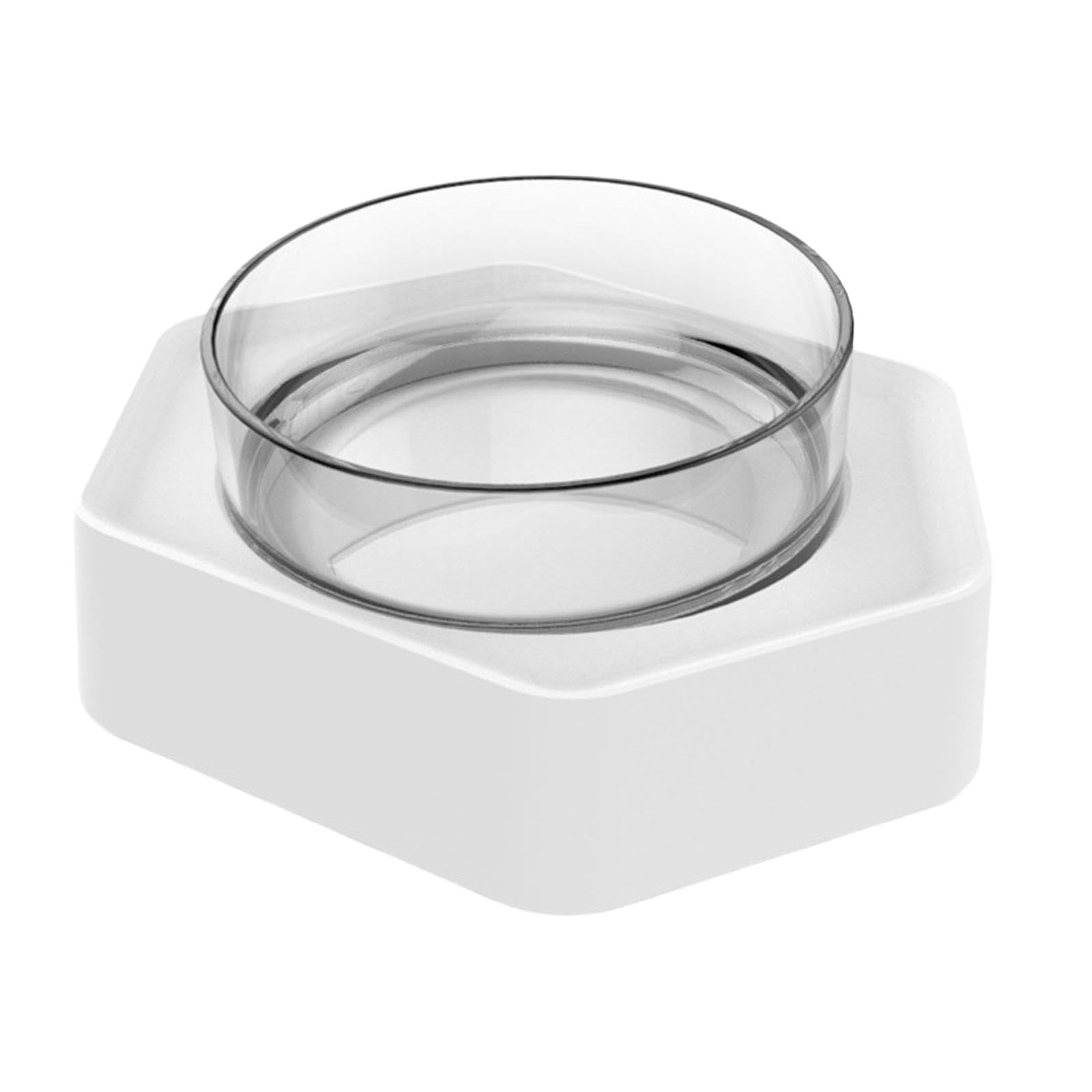 Sturdy White Dog Bowl for Small & Medium Dogs - Durable Pet Food Dish for Puppies, Kittens, and Adult Pets | Perfect for Home, Travel, and Outdoor Feeding