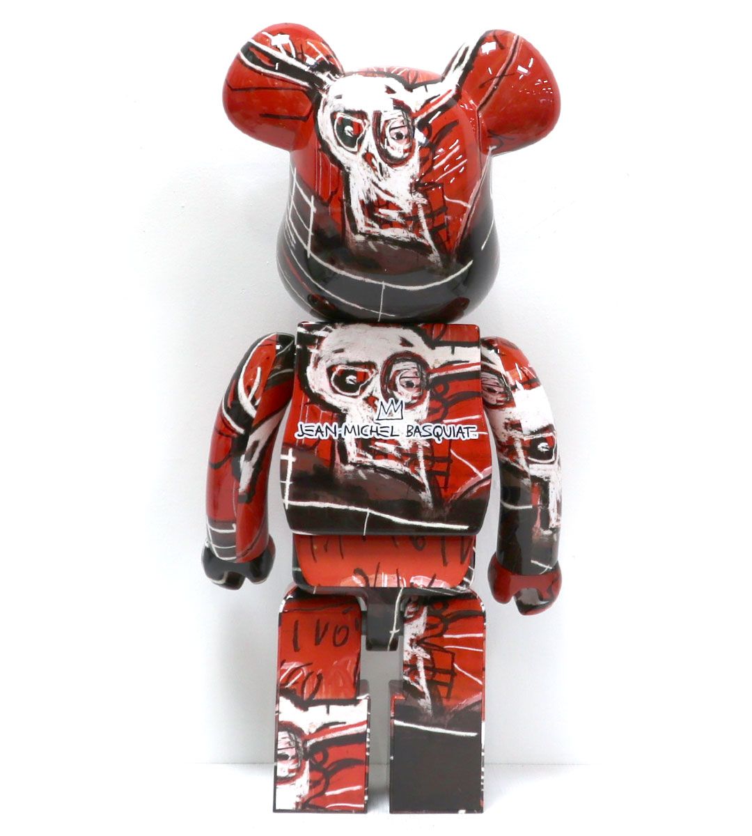 1000% Bearbrick Jean Michel Basquiat V5 Collectible Art Figure - Limited Edition Vinyl Toy for Display & Home Decor