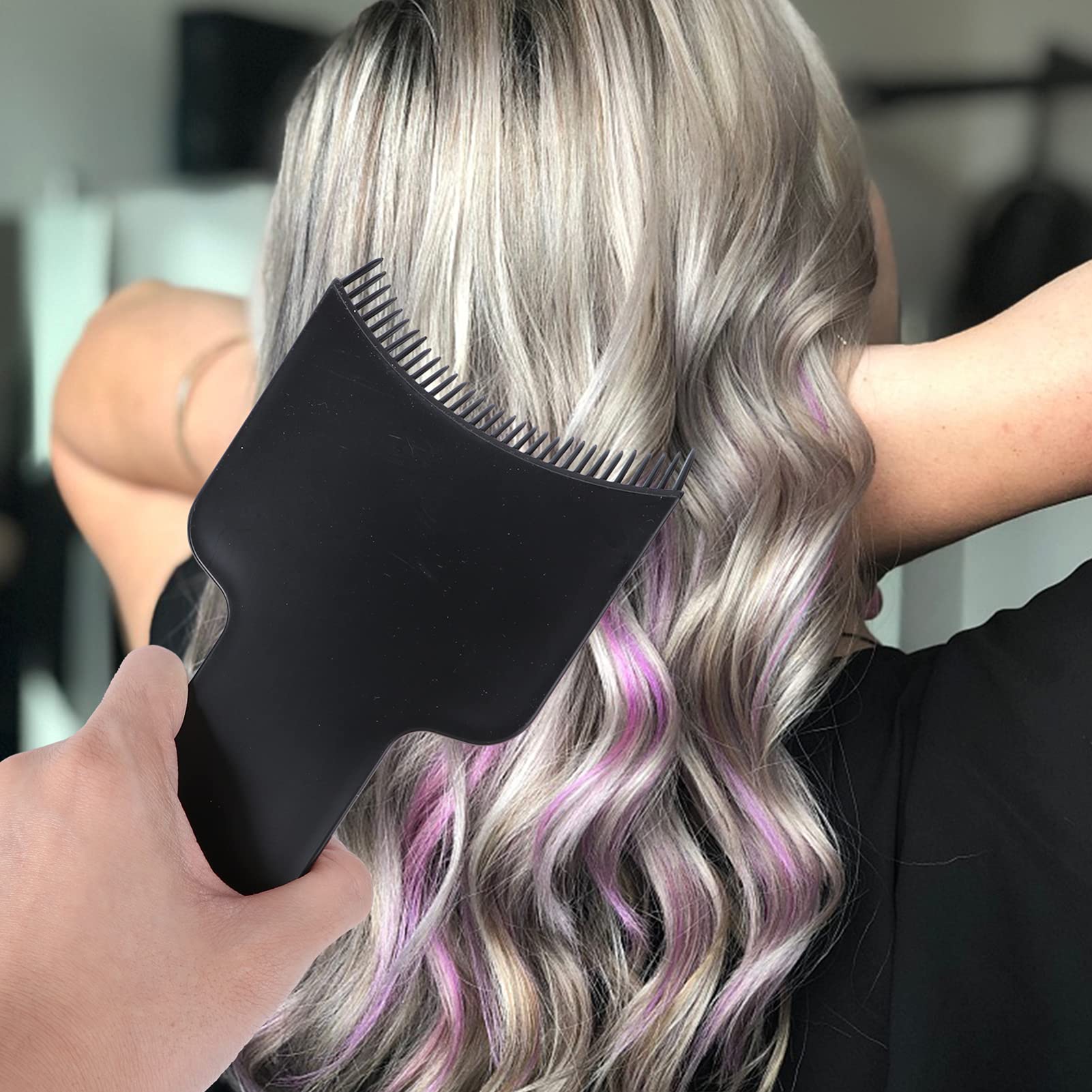 Uonlytech Professional Hair Dye Board with Teeth - Balayage Highlighting Tool for Salon & Home Hair Coloring - Perfect for DIY Ombre, Foil Highlights & Hair Styling