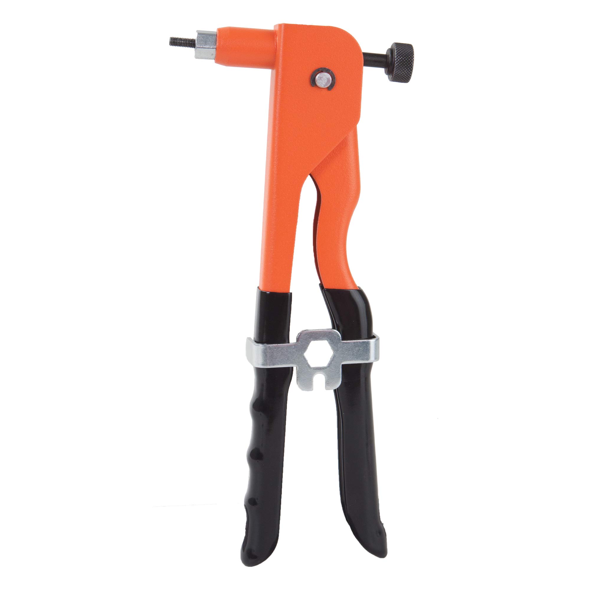 Groz 31654 Hand Riveter Tool for Threaded Rivets - Heavy Duty Metal Fastening for DIY, Automotive & Home Repairs