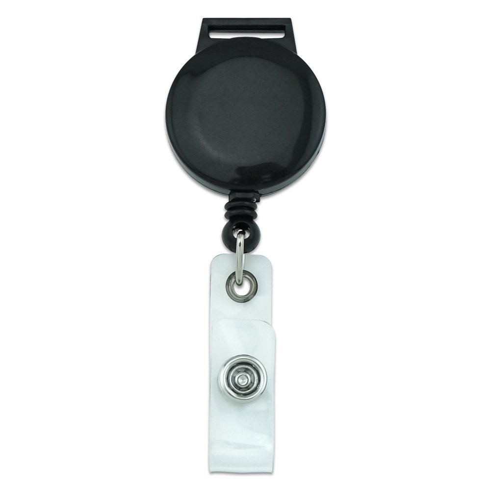 Firefighter Retractable Badge Reel with Maltese Cross Design - Durable ID Card Holder for EMT, Paramedic, and First Responders - Ideal for Fire Rescue, EMS, and Hospital Duty