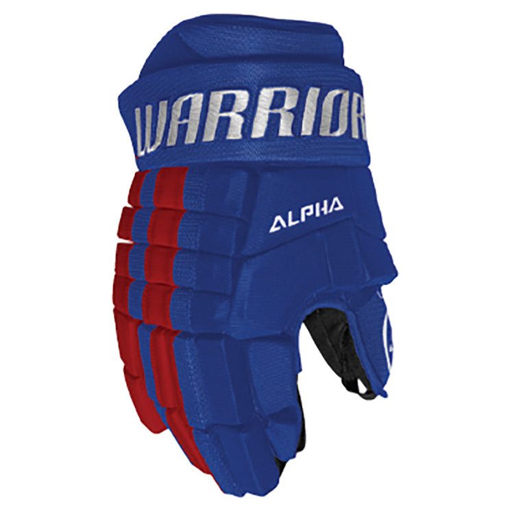 Warrior Alpha FR2 Senior Ice Hockey Gloves - Protective Hockey Gear for Men & Women - Perfect for Ice Skating, Hockey Games & Winter Sports Training