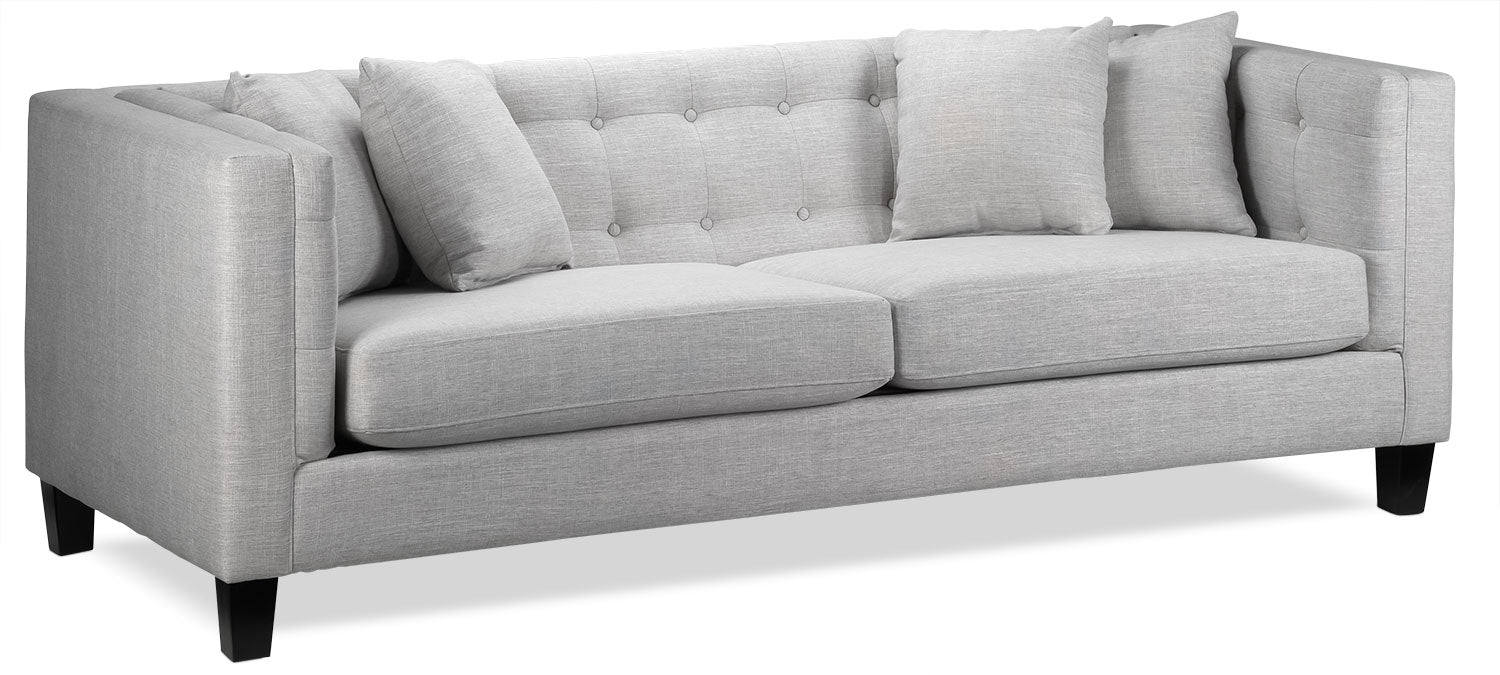 Astin Sofa - Modern Grey Fabric Sofa for Living Room, Lounge & Home Decor | Comfortable & Stylish