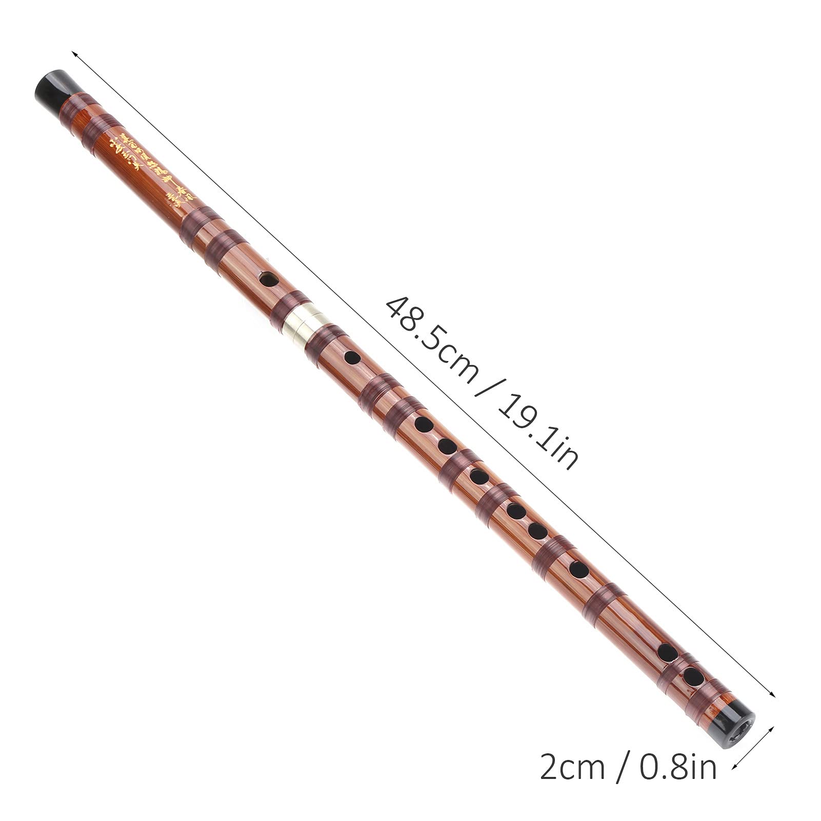 Bamboo Flute & Wooden Dry Bitter Flute Set - Traditional Orchestra Instruments with Storage Box ZD-02 | Adult Wooden Flutes for Beginners & Professionals | Perfect for Meditation, Music Practice & Cultural Performances
