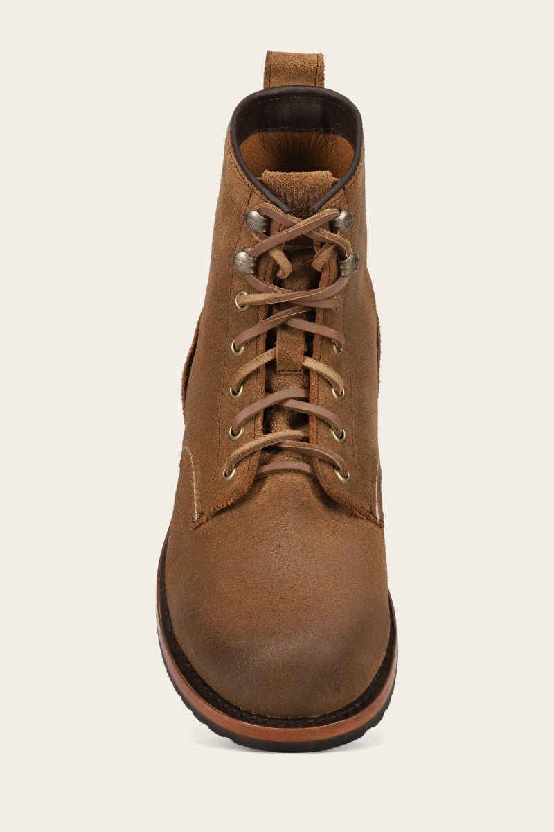 Premium Hudson Workboot Plain Toe - Durable Pre-Owned Work Boots for Men | Ideal for Construction, Landscaping & Outdoor Work