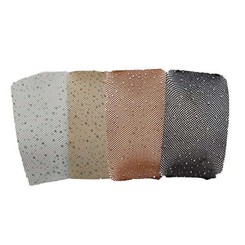 Rhinestone - Black + Brown + Light Brown + White