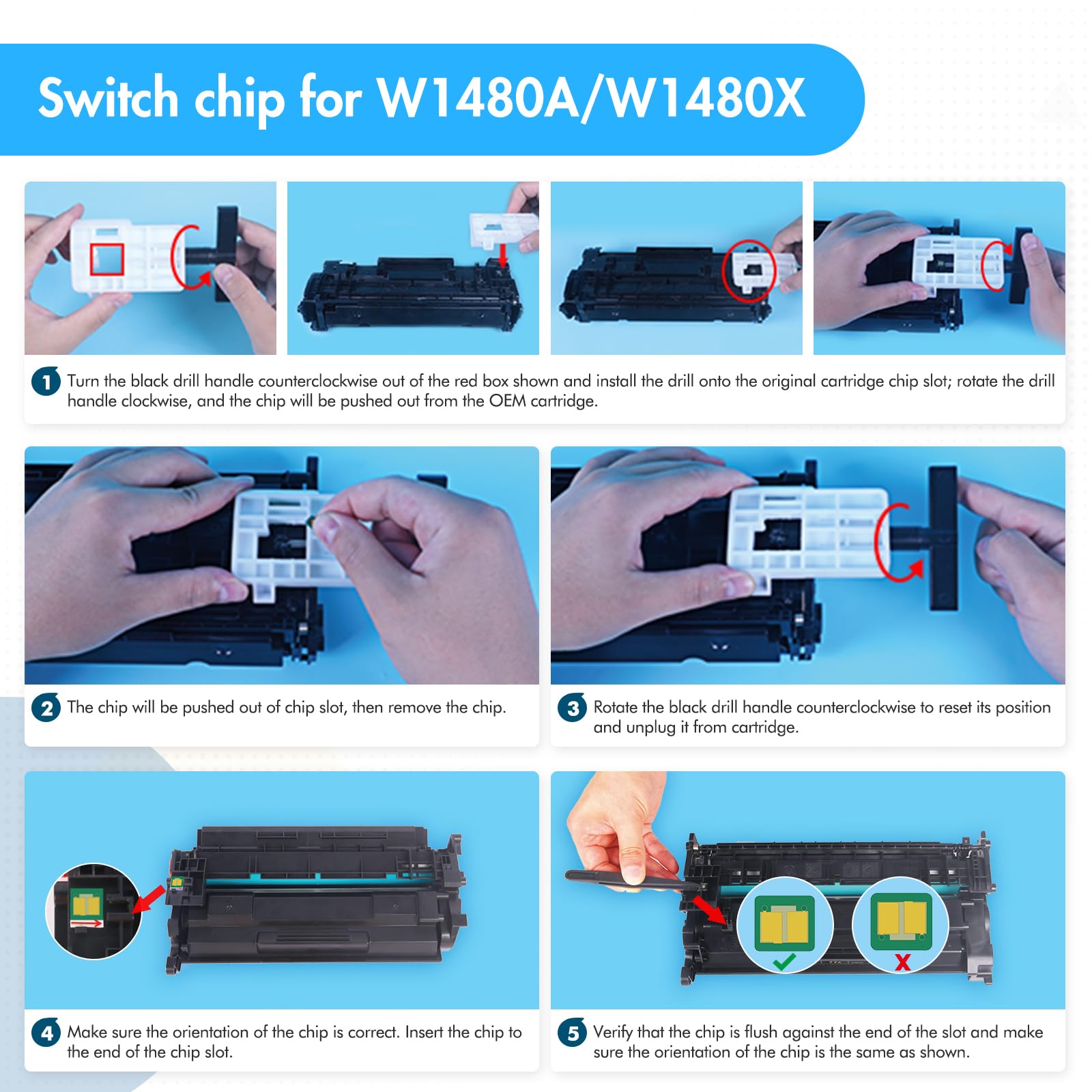 HP 148A 148X Black Toner Cartridge 2-Pack - Compatible Replacement for LaserJet Pro 4001dn/4001dw/4001n/MFP 4101fdw/4101fdn Printers - High-Yield Printing for Office & Home Use