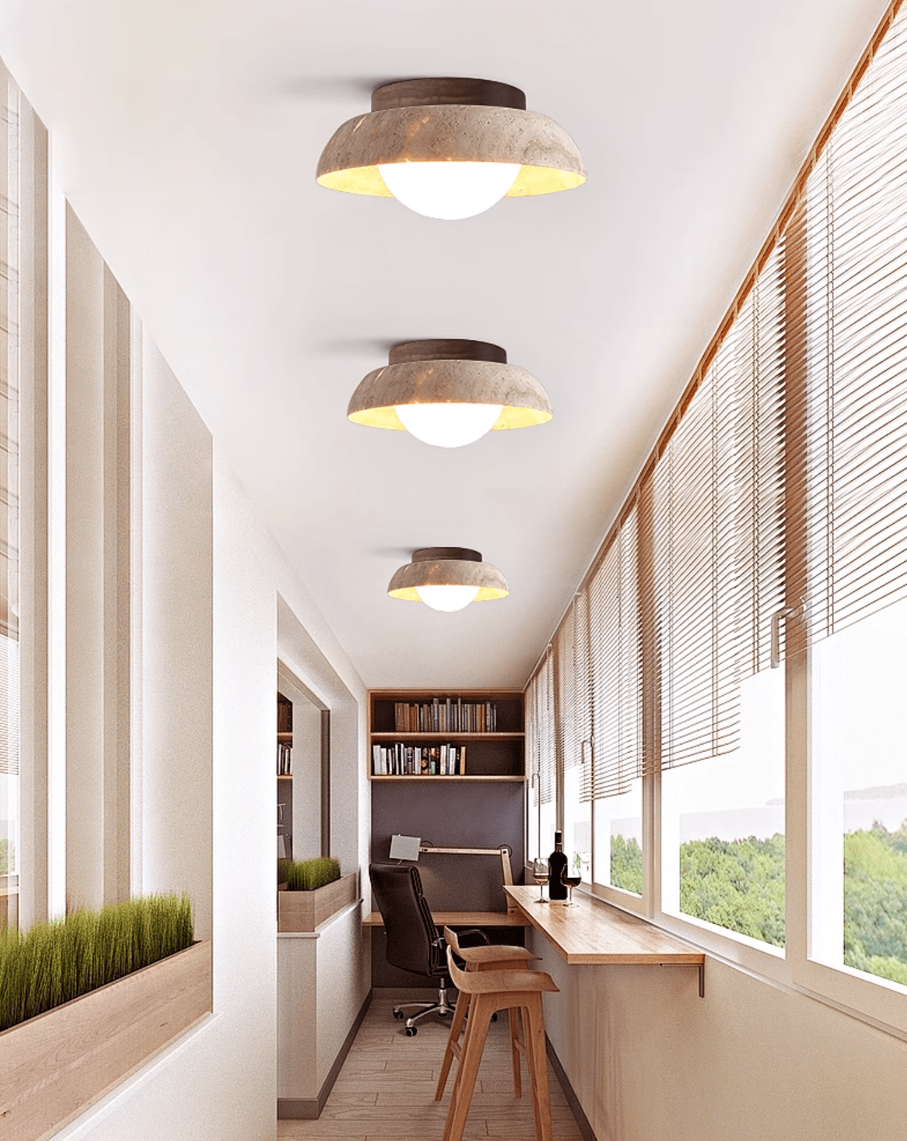 Modern Caelo Ceiling Lamp - Energy Efficient LED Light Fixture for Living Room, Bedroom & Dining Room - Stylish Home Decor Lighting Solution