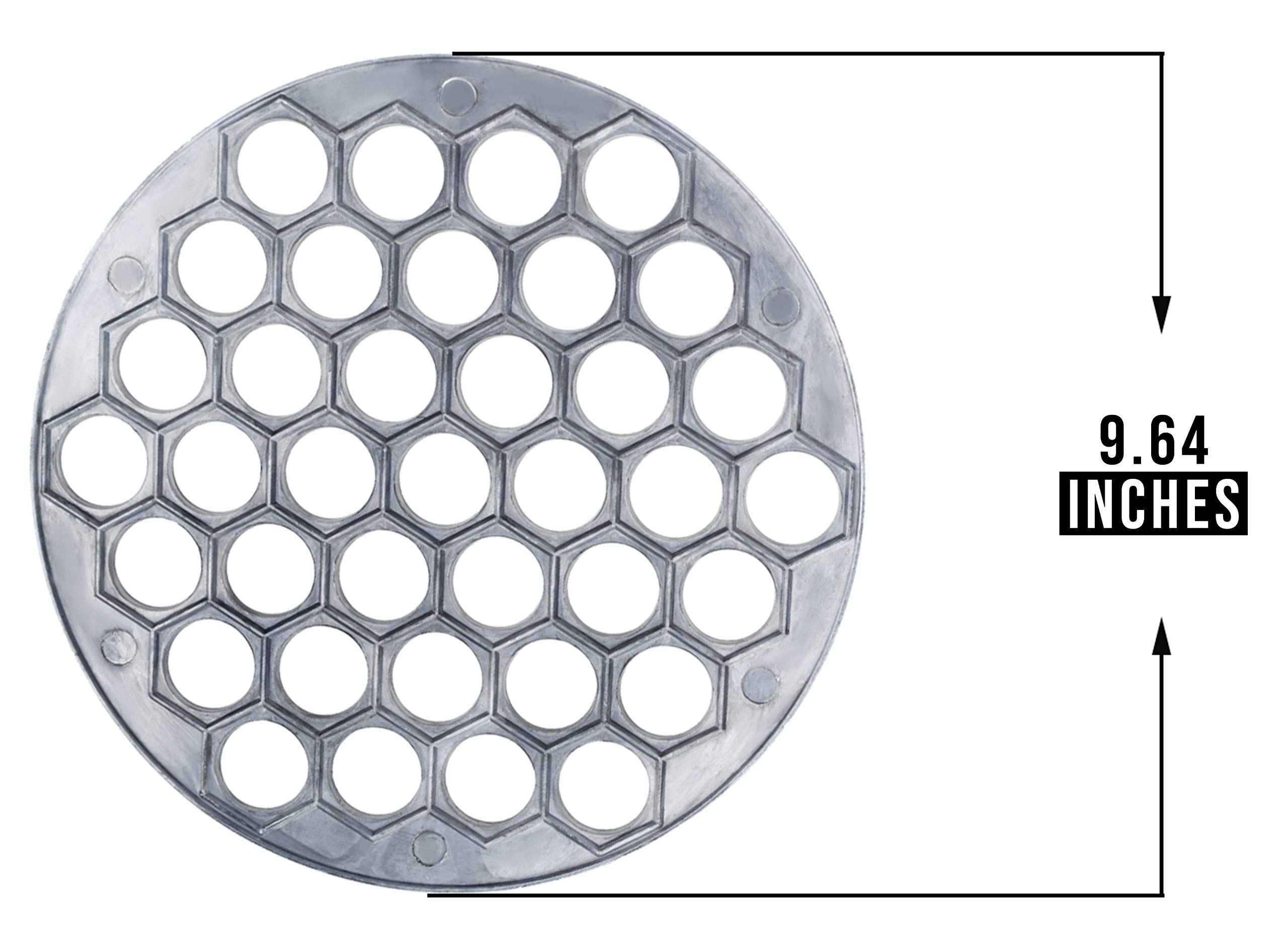 Large Calzone Press & Ravioli Mold - Professional Meat Pie & Dumpling Maker for Homemade Pasta, Pierogi, Empanadas - Perfect for Italian, Polish & Latin American Cuisine