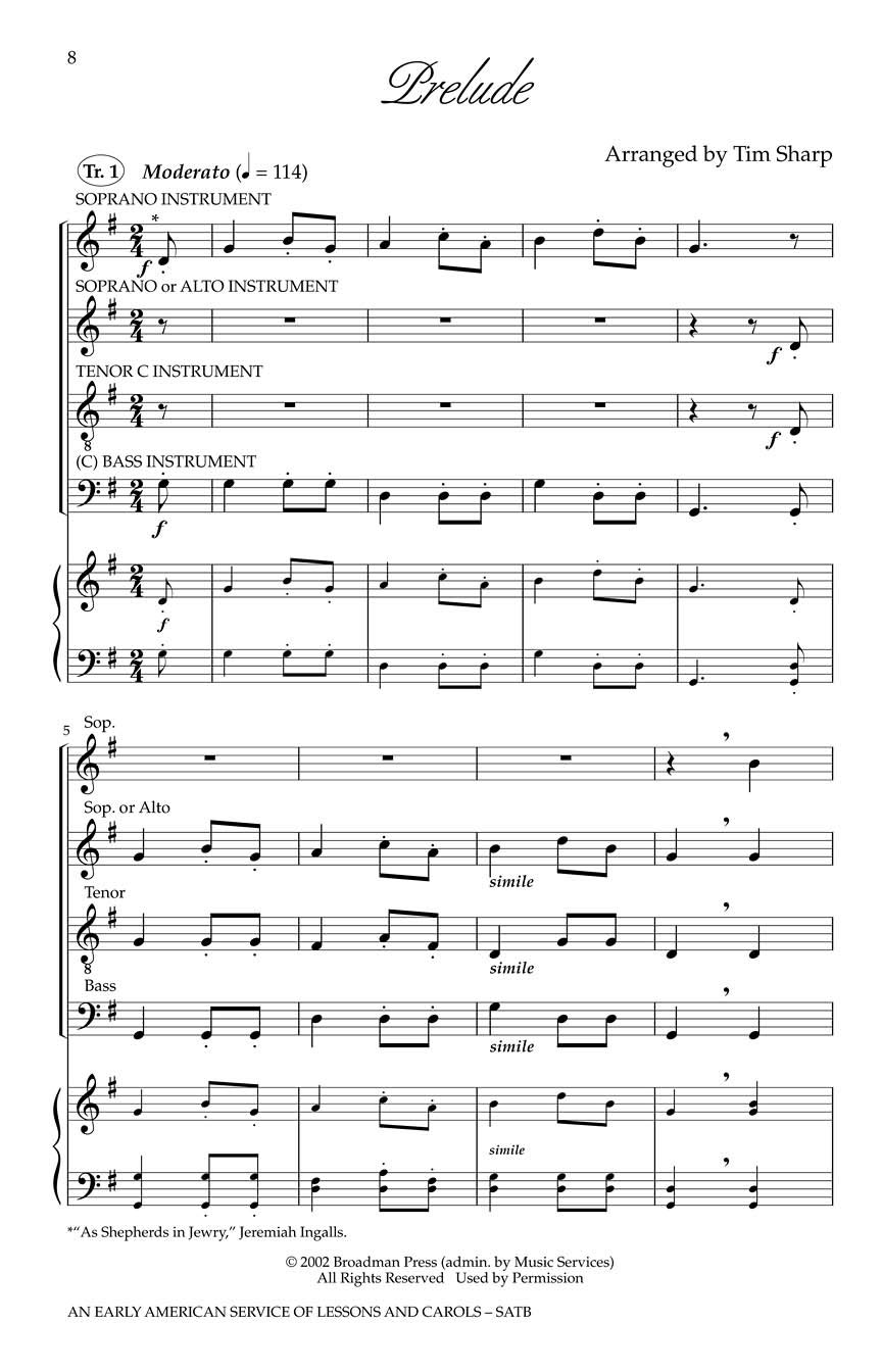 Traditional Early American Christmas Carols & Hymns Service - Perfect for Holiday Church Events, Family Gatherings & Festive Celebrations
