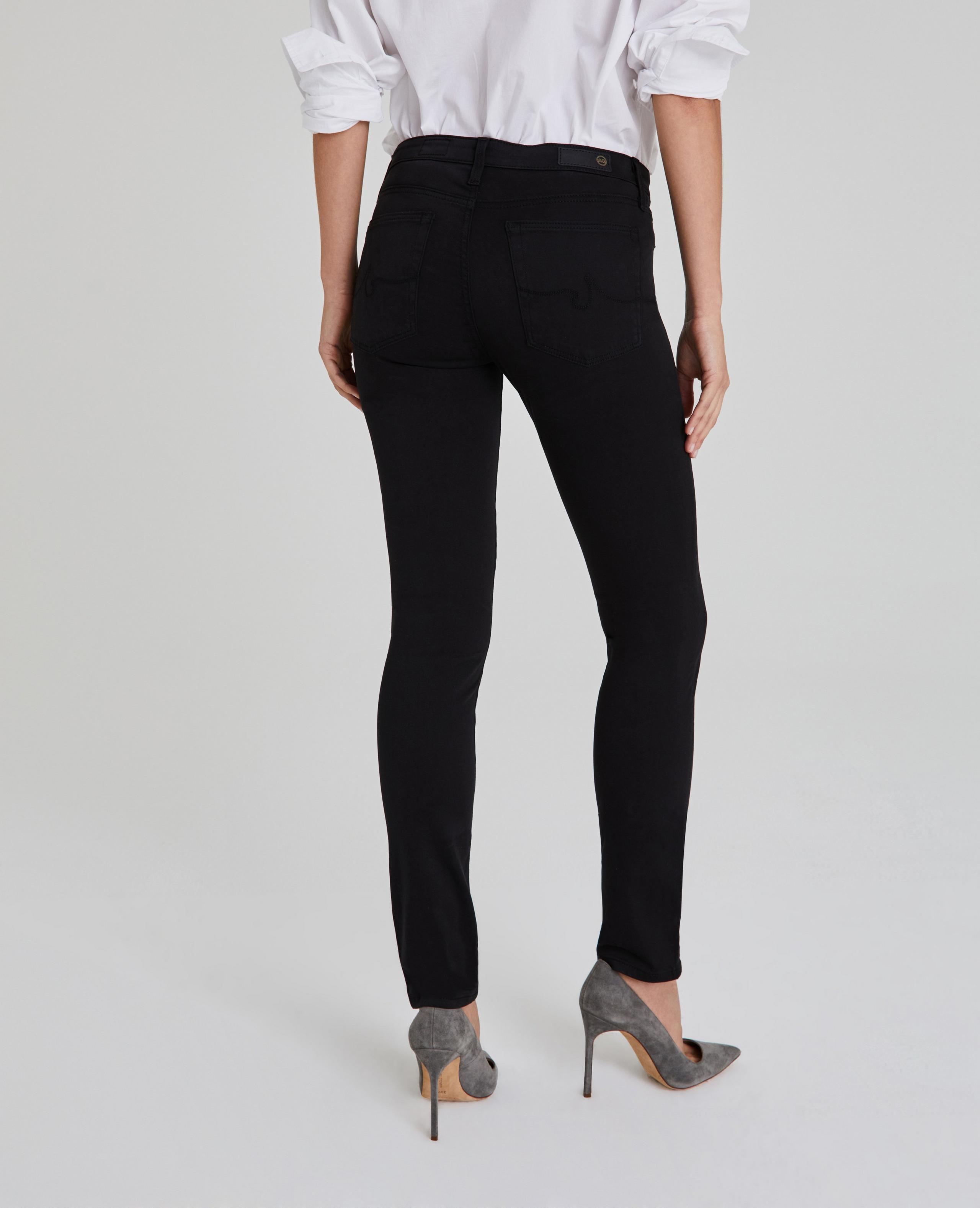 AG JEANS Prima Jean Super Black - High Waist Skinny Jeans for Women | Stretch Denim Pants | Perfect for Casual Wear, Office & Night Out