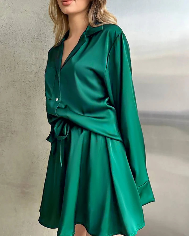 Plus Size Silk Pajama Set - Soft & Comfortable Silk Shirts & Shorts for Women | Perfect for Sleepwear, Lounge Wear & Relaxing at Home