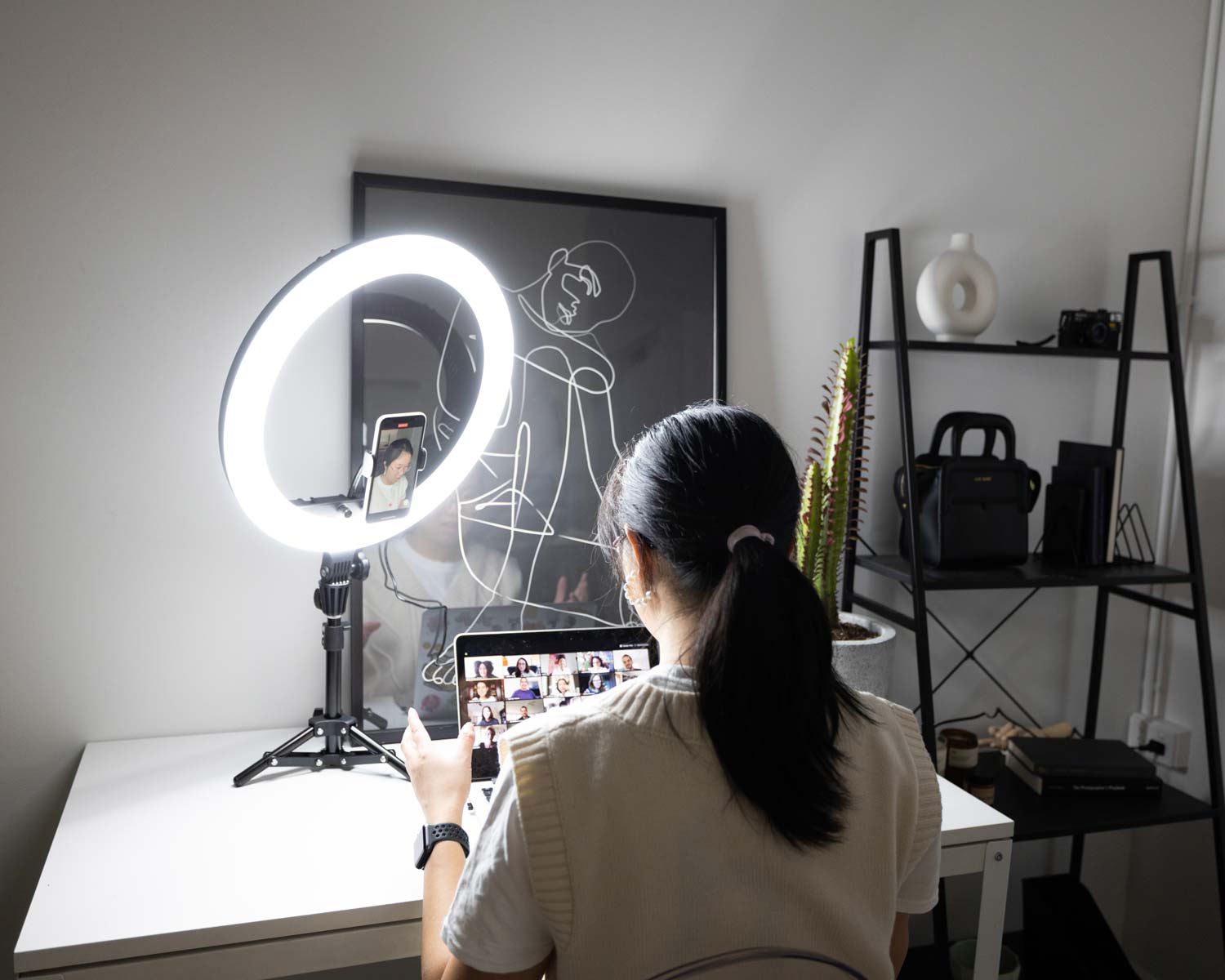 Godox LR150 Bi-Color LED Ring Light - 18