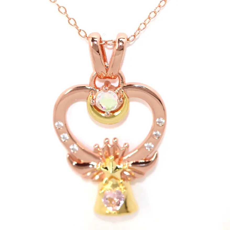 Twinkle Yell Pendant Necklace - Elegant Gold-Plated Crystal Pendant for Women | Perfect for Parties, Weddings & Date Nights