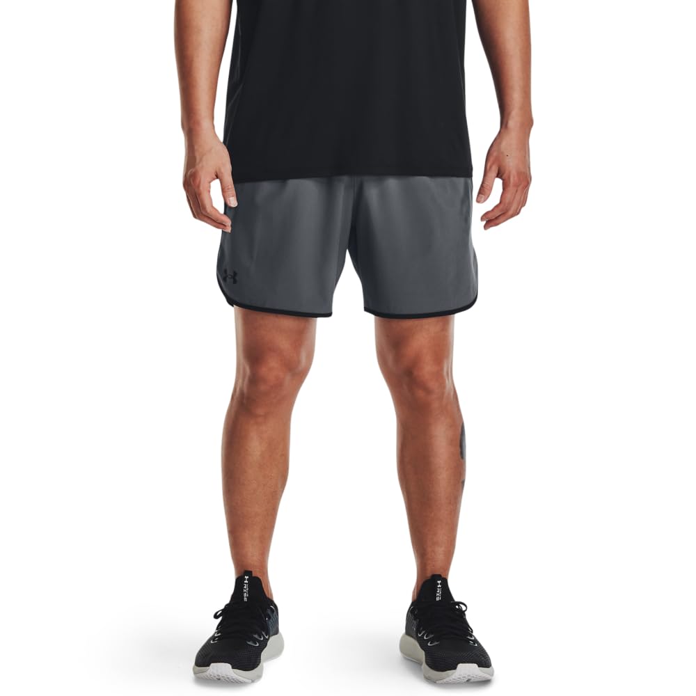 Under Armour UA HIIT Woven 6-Inch Workout Shorts for Men - Breathable Gym & Running Shorts with Quick-Dry Fabric - Perfect for HIIT Training, CrossFit & Basketball