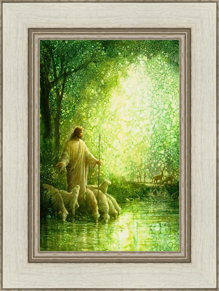 Feed My Sheep By Yongsung Kim - Inspirational Christian Wall Art for Home & Church Decor - Perfect for Living Room, Bedroom & Office