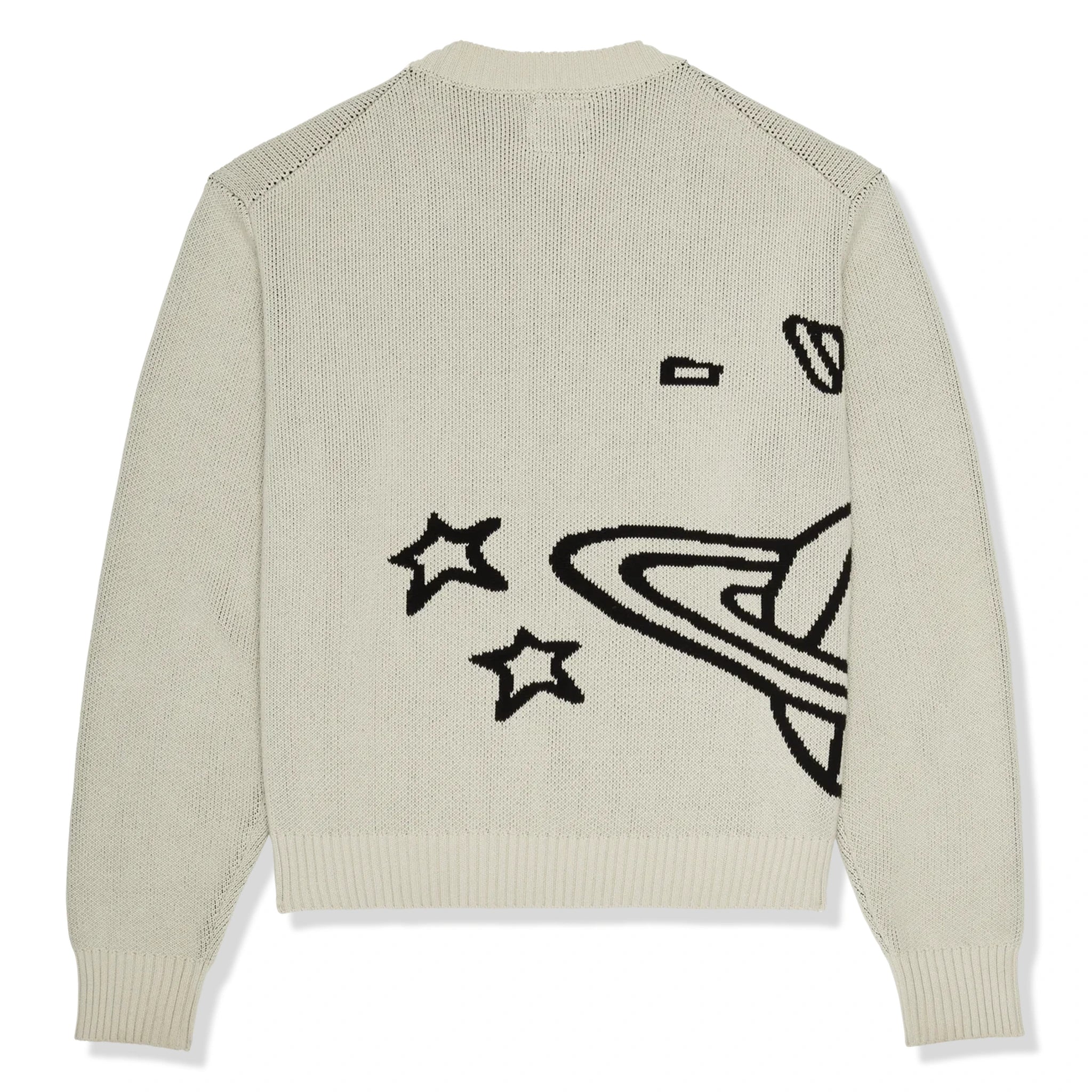 Broken Planet Bone White Knit Sweatshirt for Men & Women | Cozy Oversized Pullover Sweater | Perfect for Casual Wear, Street Style & Winter Fashion