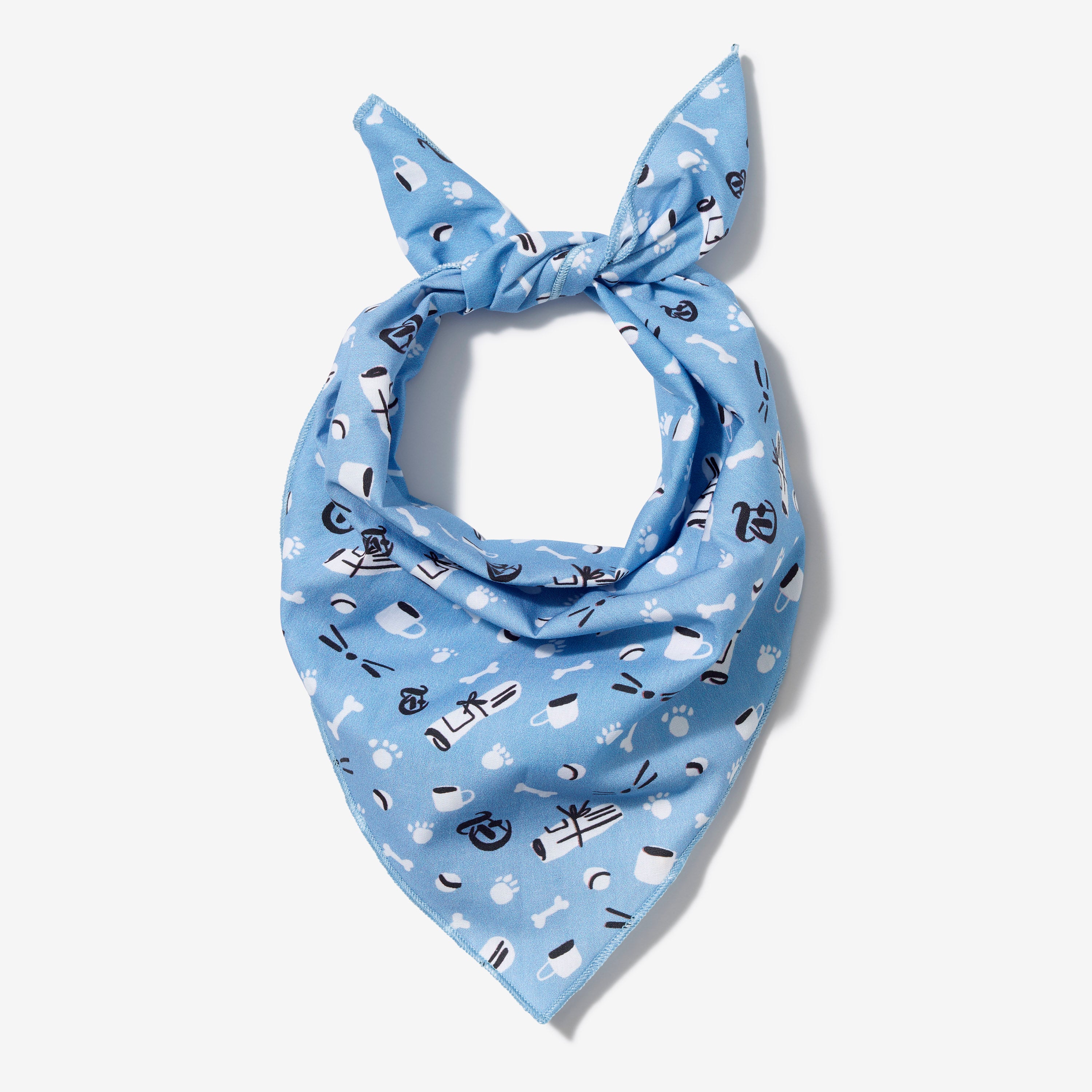 Premium Blue Pet Bandana for Dogs & Cats - Soft Adjustable Neckwear for Pets - Perfect for Grooming, Photos & Special Occasions