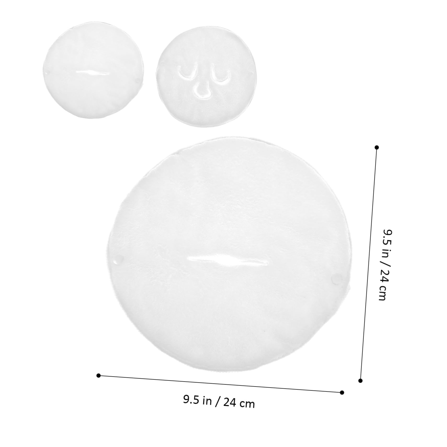 2 Pack Soft Fleece Face Mask Towels - Hot & Cold Compress for Facial Care, Skincare & Relaxation | Perfect for Spa, Beauty Treatments & Home Self-Care Routines