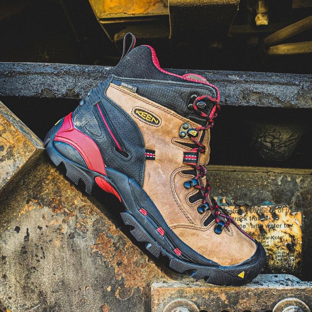 Keen Hamilton 1020096 Men's Size 6 Waterproof Composite Toe Hiking Work Boots - OSHA Approved Safety Shoes for Construction & Outdoor Work