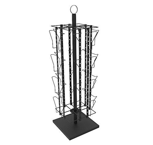 FixtureDisplays® 16-Pocket Adjustable Spinning Display Rack for Greeting Cards, Postcards & Holiday Merchandise (4.5-9.9
