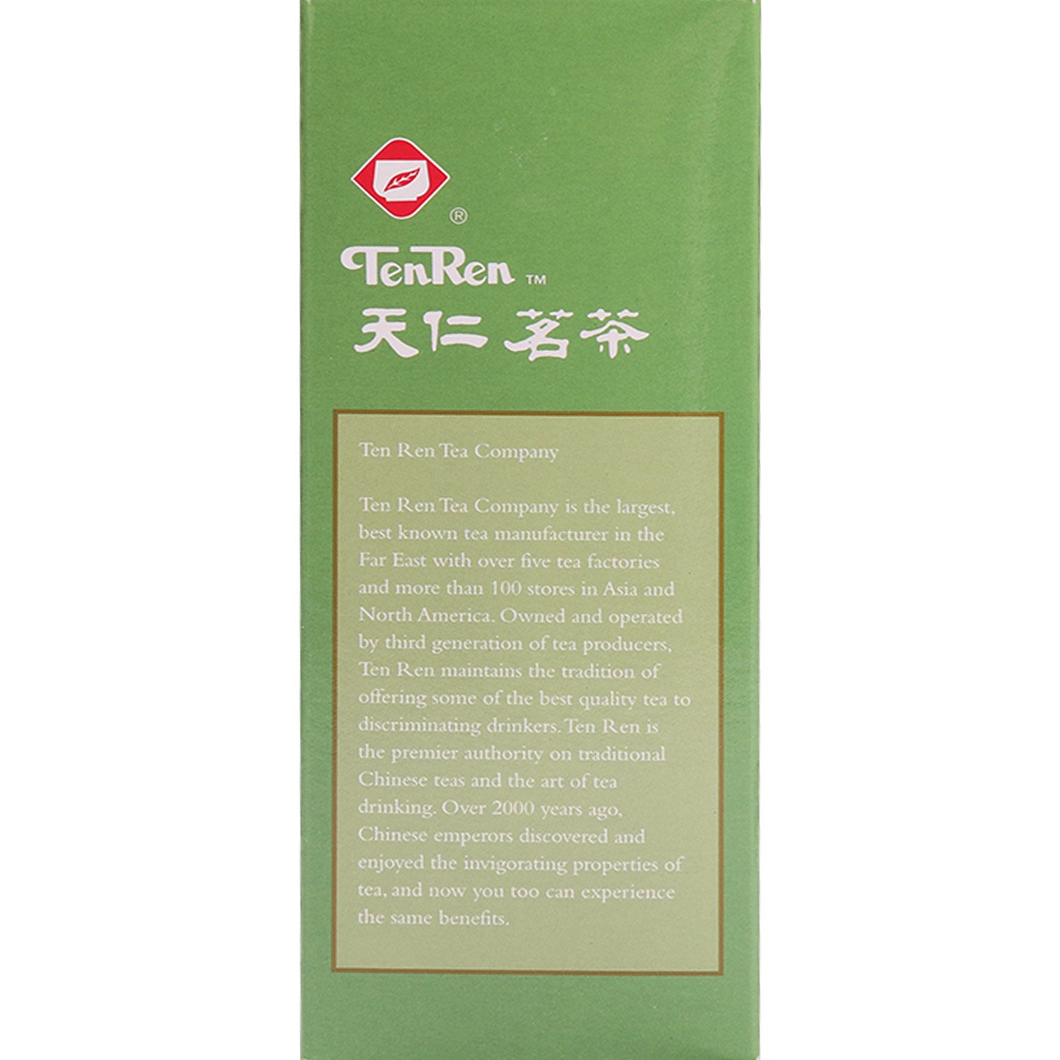 Premium Ten Ren Jasmine Tea Bags - 50 Count | Authentic Taiwanese Loose Leaf Tea | Floral Aroma & Relaxing Flavor | Perfect for Afternoon Tea, Office Break or Gift Giving
