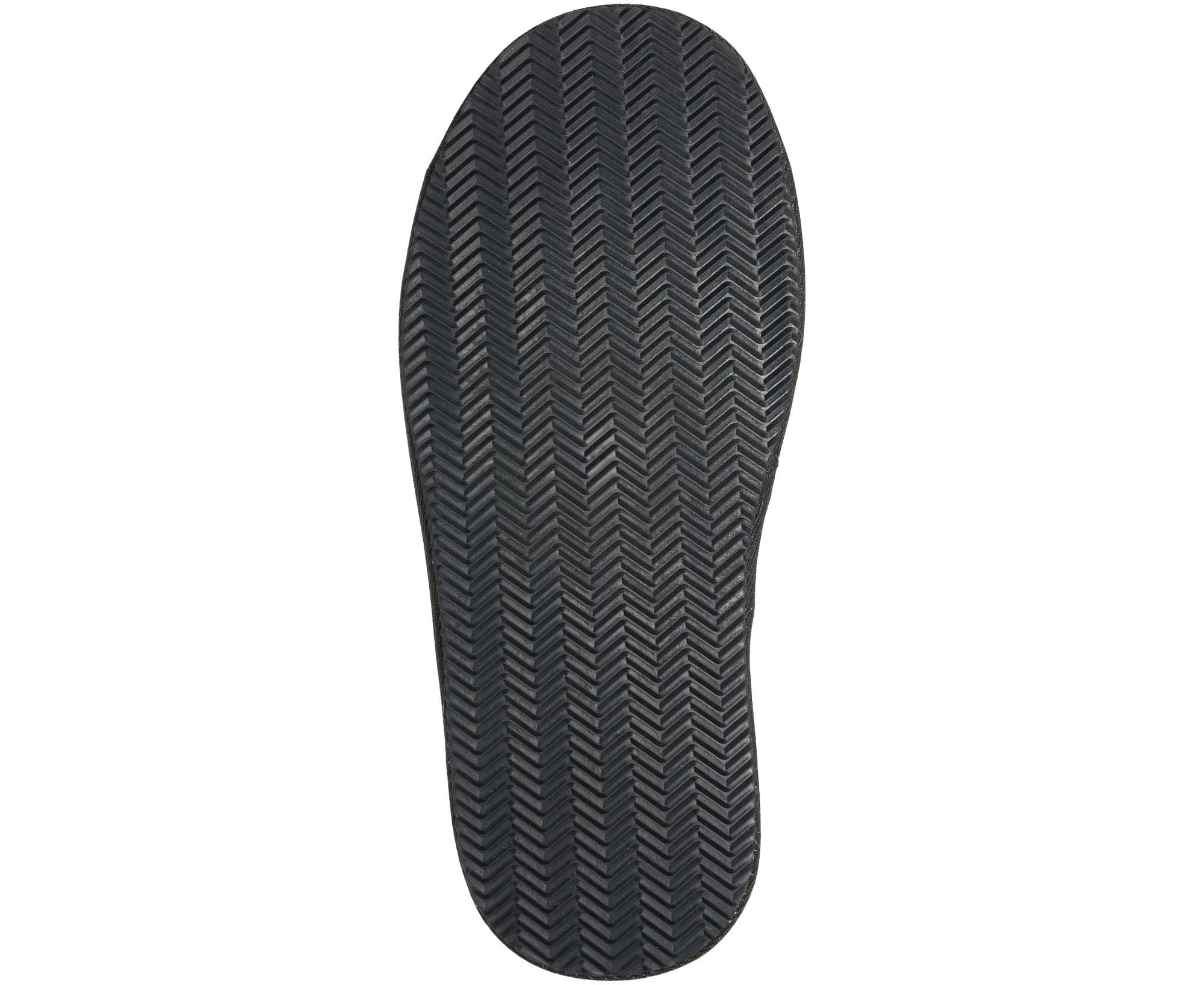 Ralph Lauren Men's ANTERO Leather Slide Slippers - Black, Size 11 - Comfortable House Shoes for Indoor & Outdoor Wear