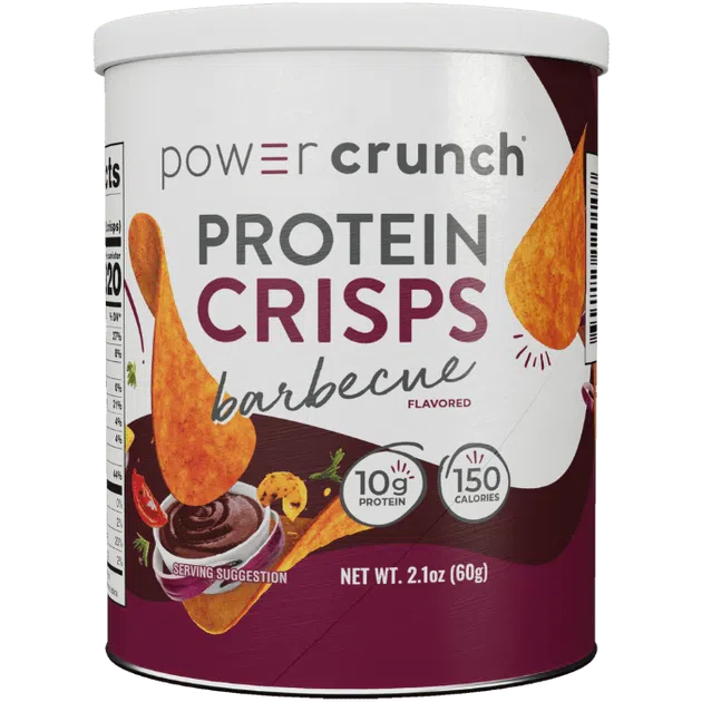 Power Crunch Protein Crisps - High Protein Snack Bars for Energy & Muscle Recovery - Perfect for Gym, Hiking & On-the-Go Nutrition